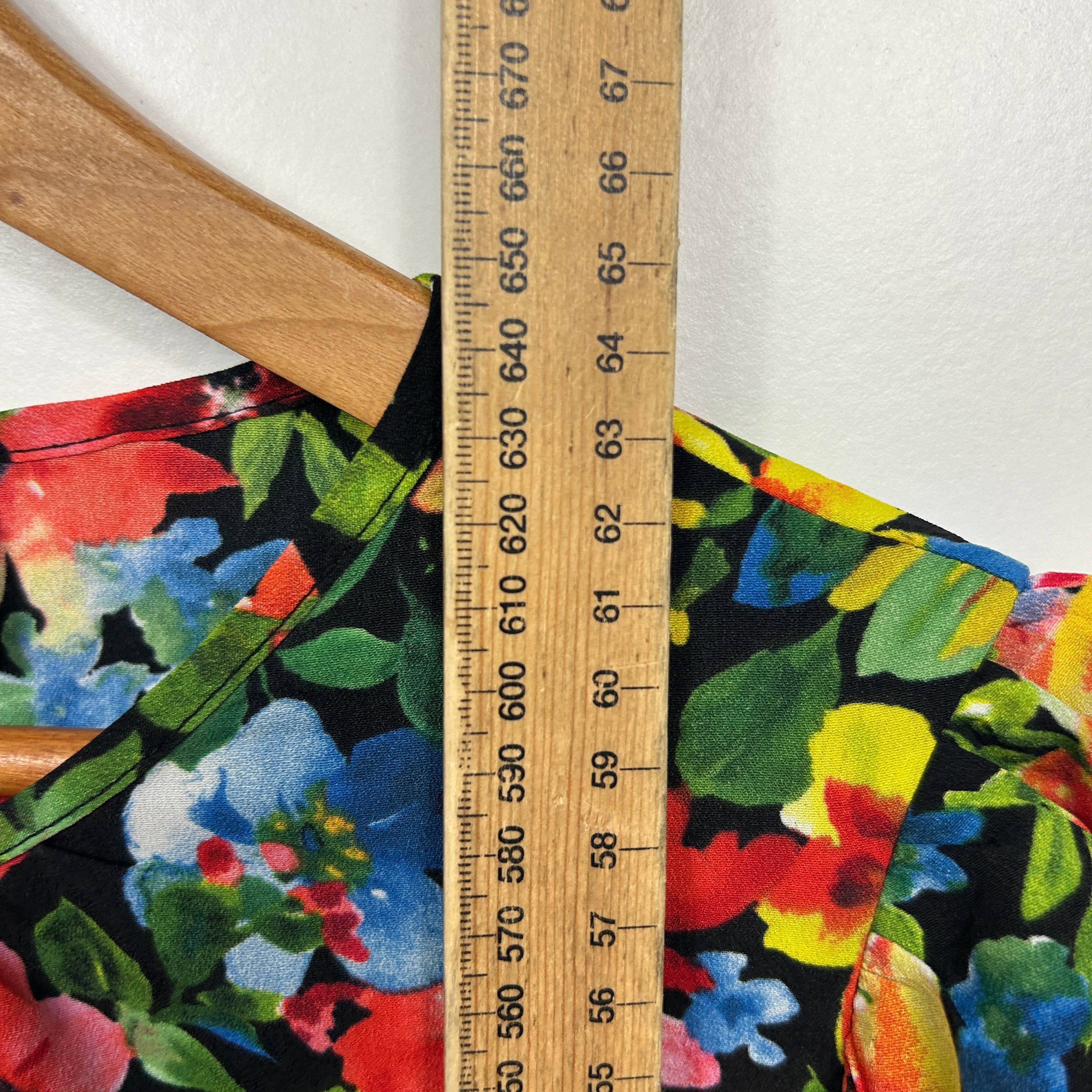 Shein Multicoloured Floral Top - Size XL - Image 5