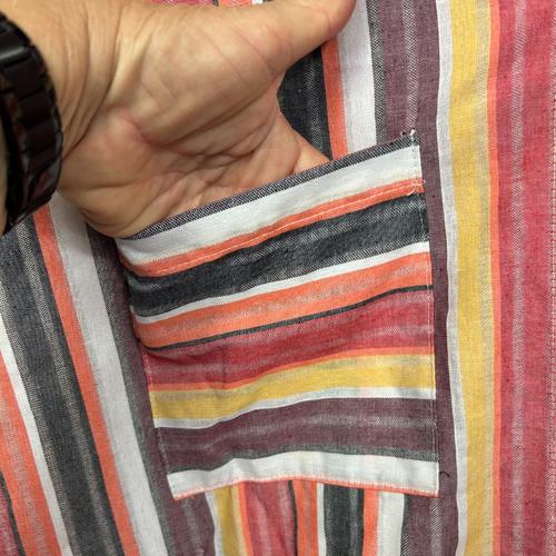 Shein Multicoloured Striped Sleeveless Shirt - Size 1XL - Image 4