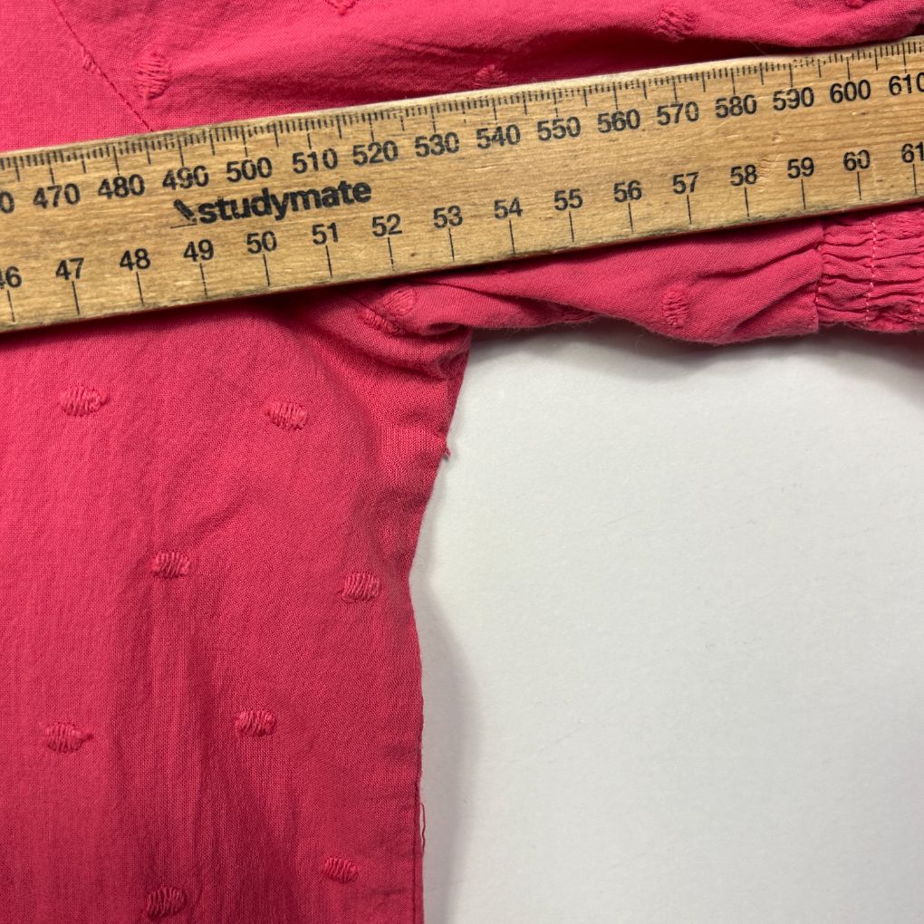 Shein Pink Eyelet Blouse - Size L - Image 6