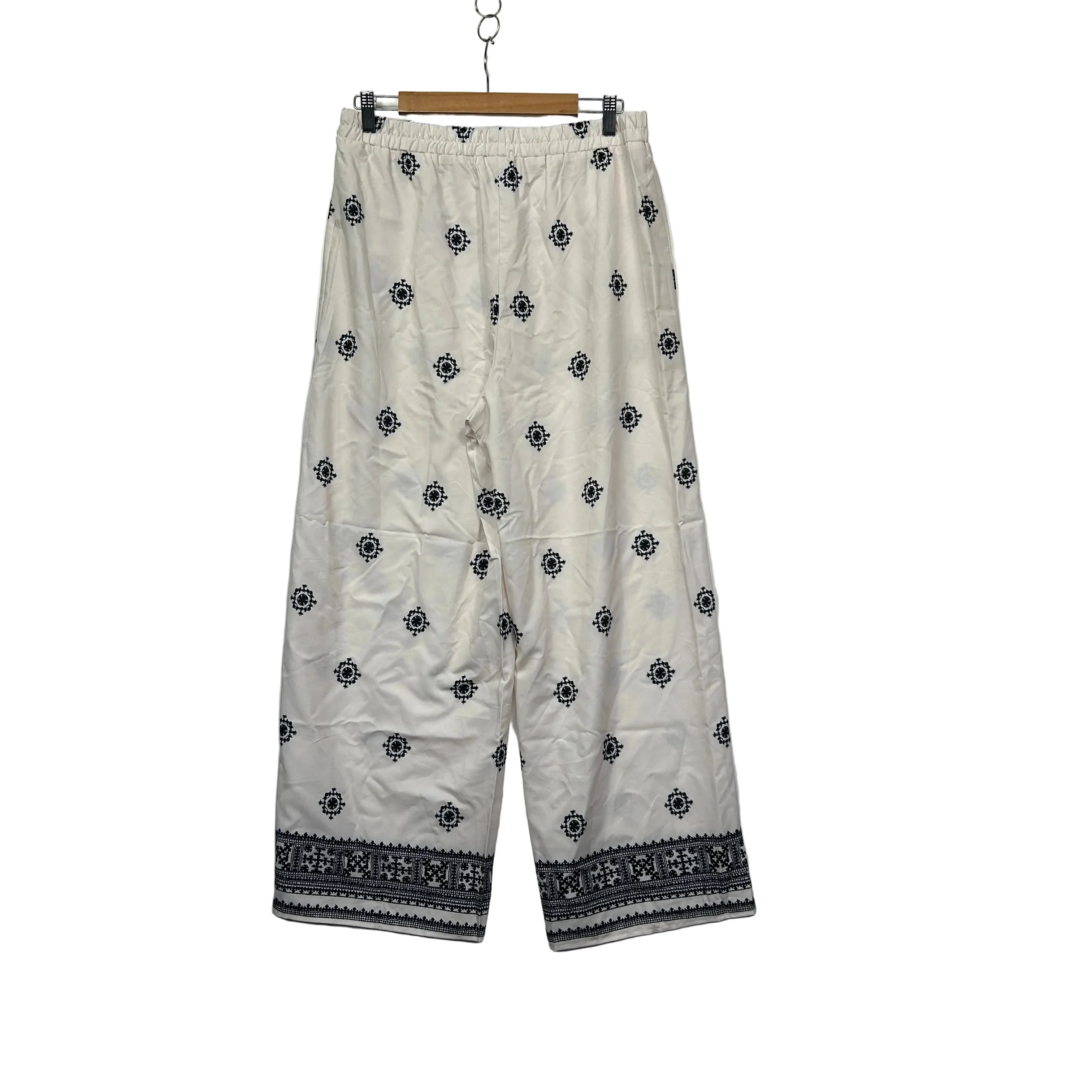 Shein White Wide Leg Pants - Size XL - Image 2