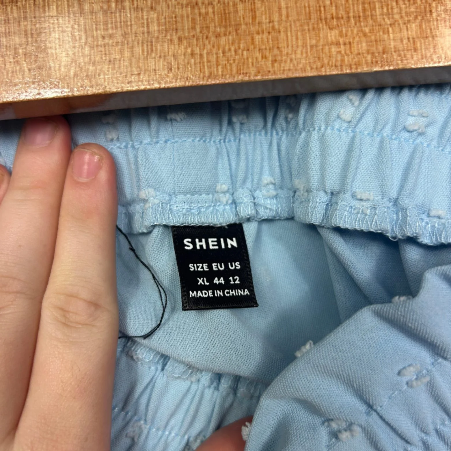 Shein Womens Blue Mini Skirt Size XL - Image 3