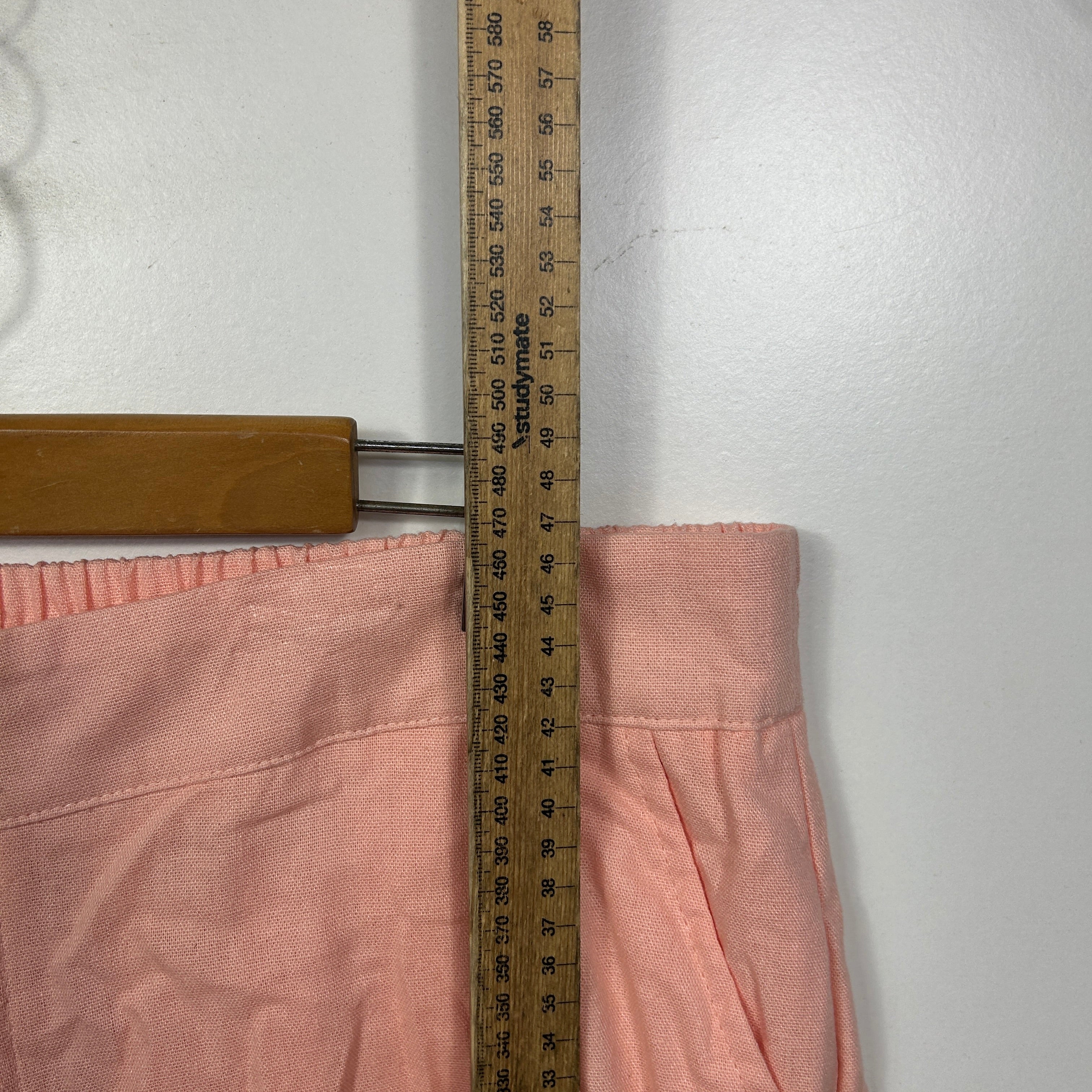 Spirit Peach Linen Blend Shorts - Size 16 - Image 7