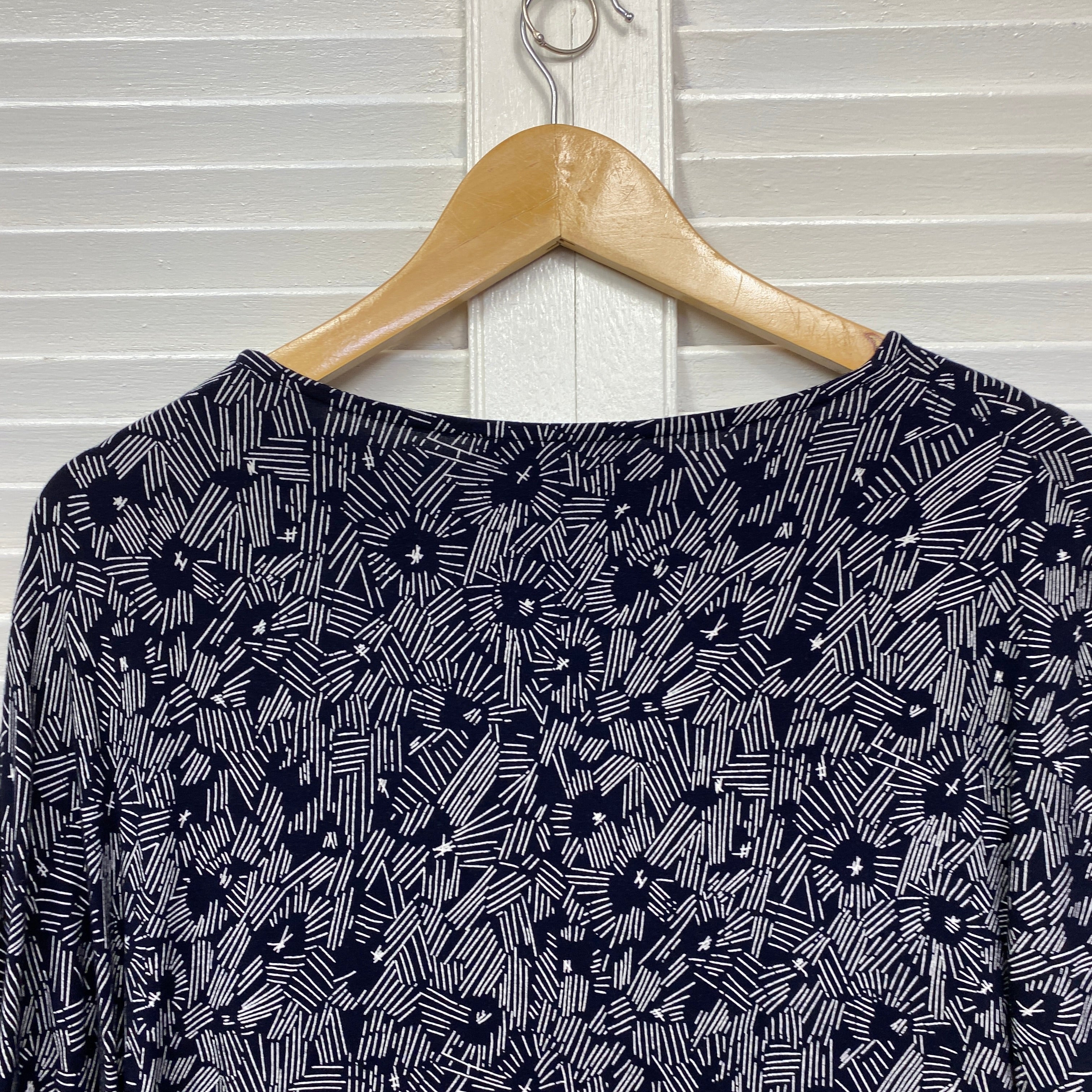 Sportscarft Top Size 14 Large Long Sleeve Navy - Image 6