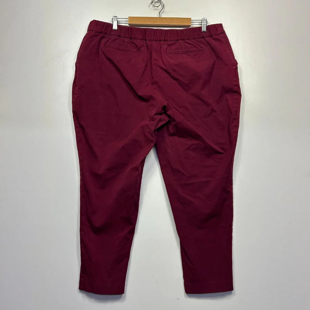 Sportscraft Burgundy Pants - Size 20 - Image 3