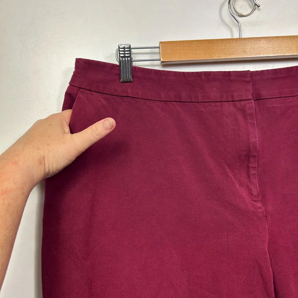 Sportscraft Burgundy Pants - Size 20 - Image 4