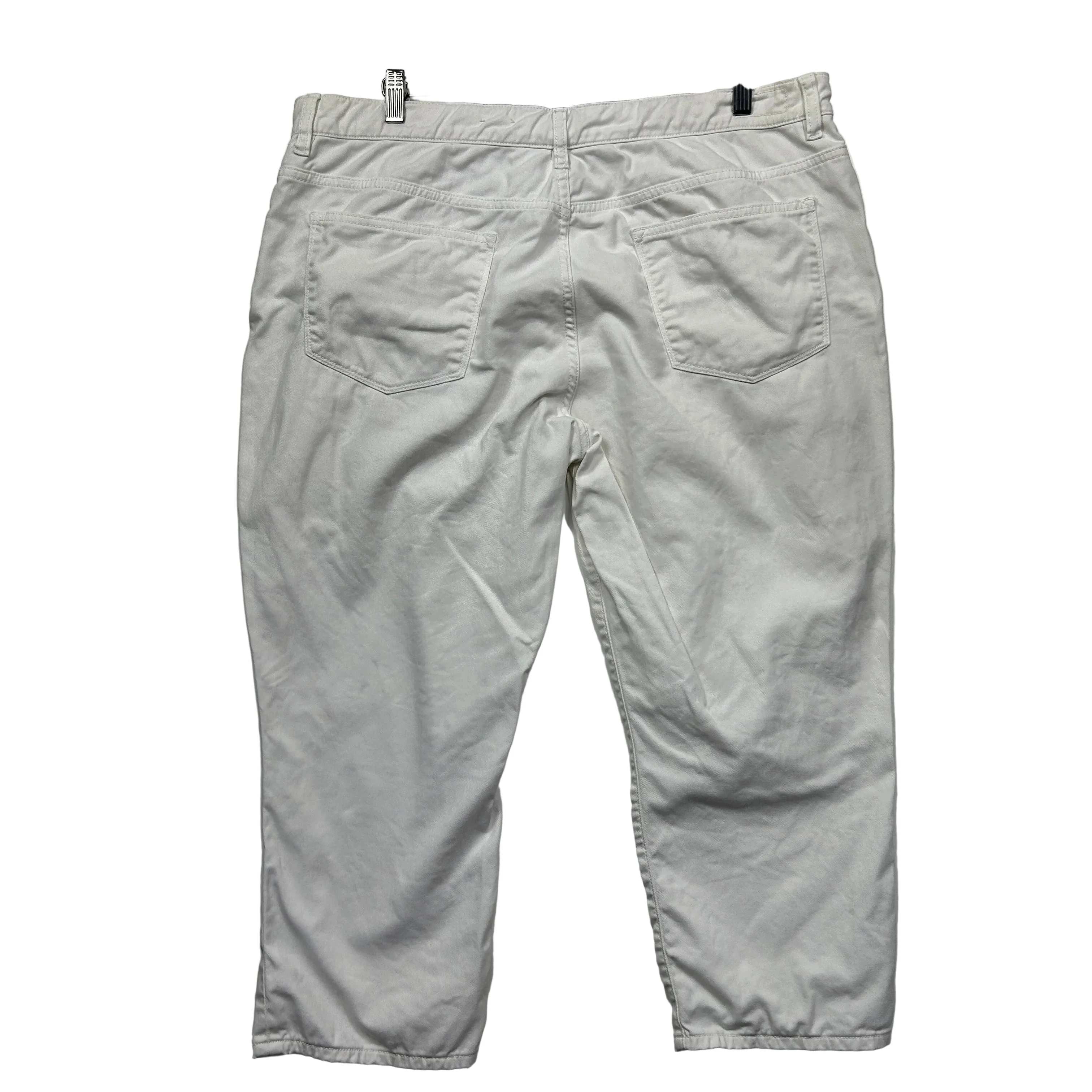 Sportscraft White Crop Jeans - Size 16 - Image 2