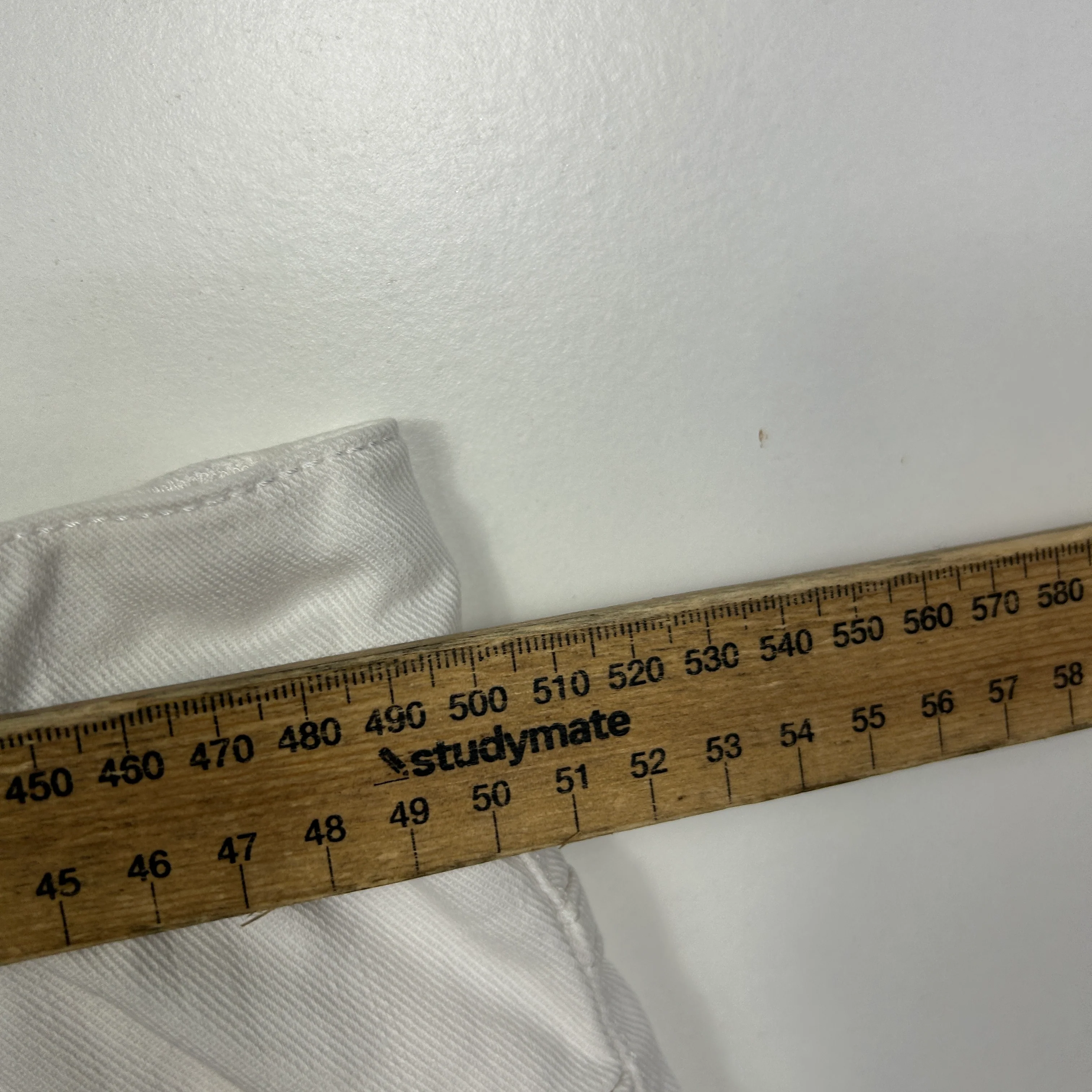 Sportscraft White Crop Jeans - Size 16 - Image 4