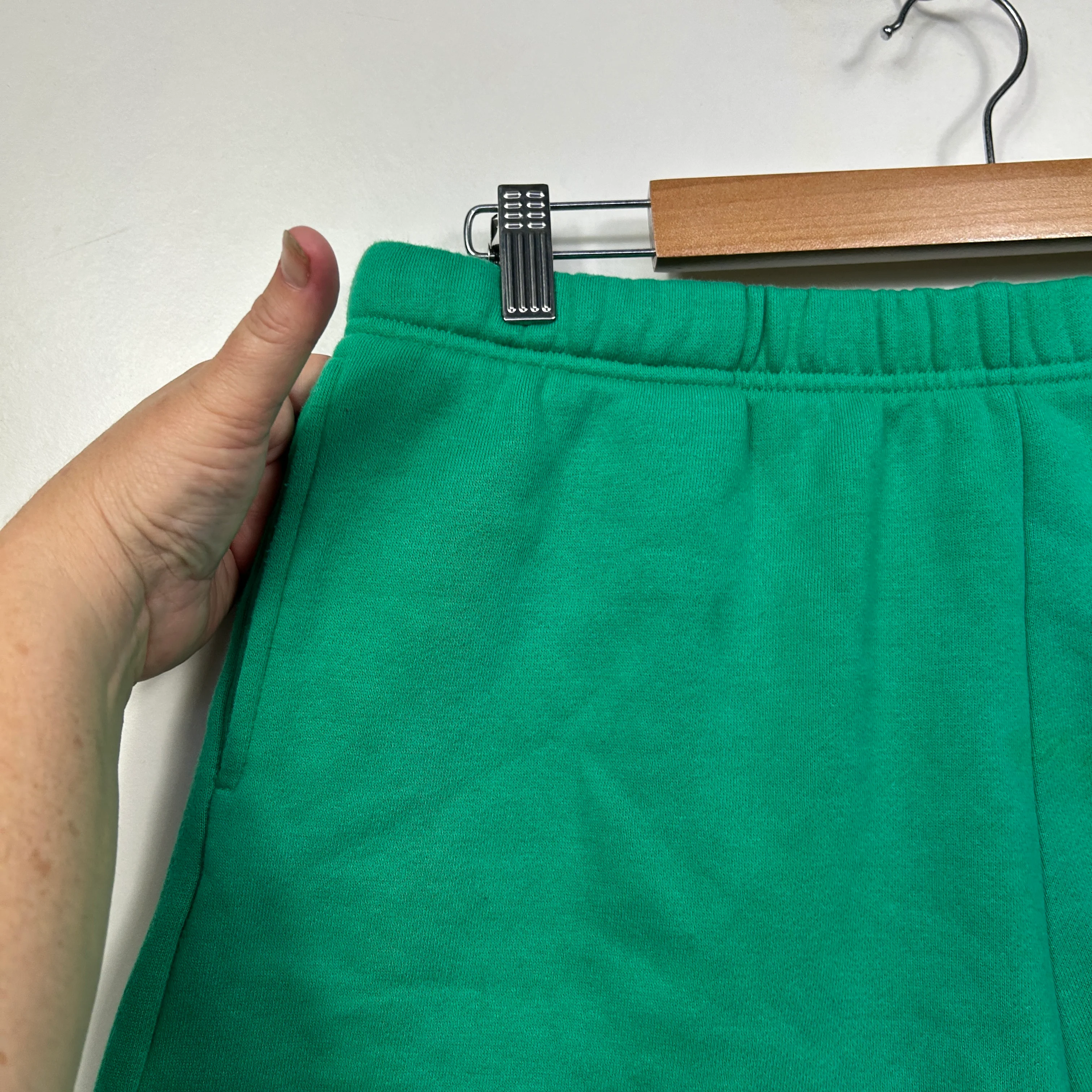 Subtitled Emerald Green Casual Shorts - Size XL - Image 4