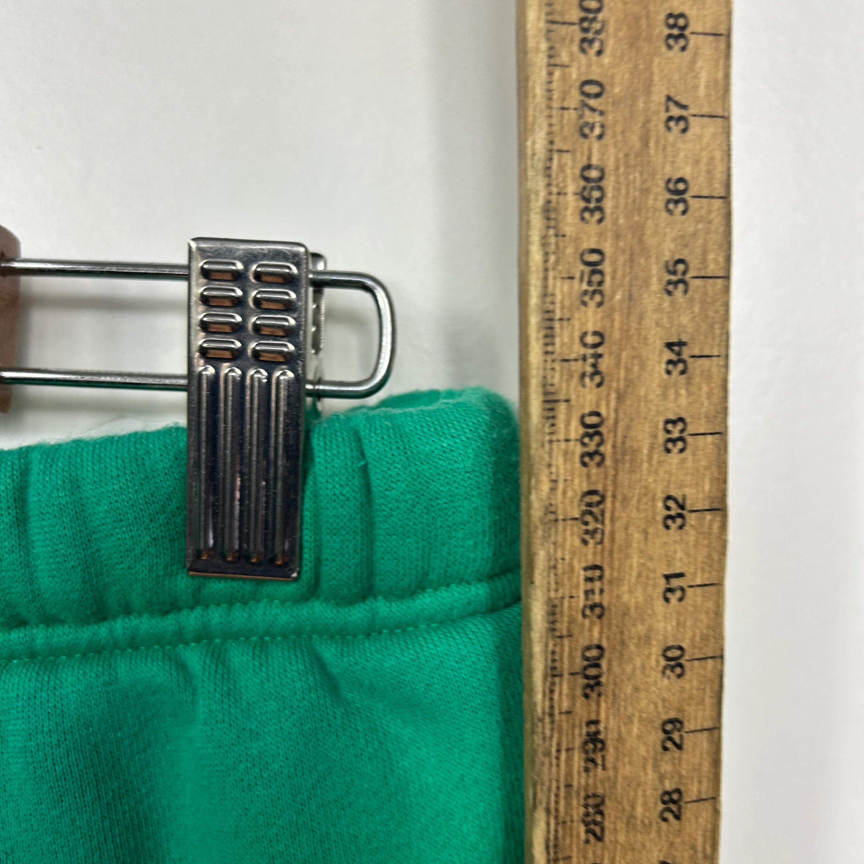 Subtitled Emerald Green Casual Shorts - Size XL - Image 7