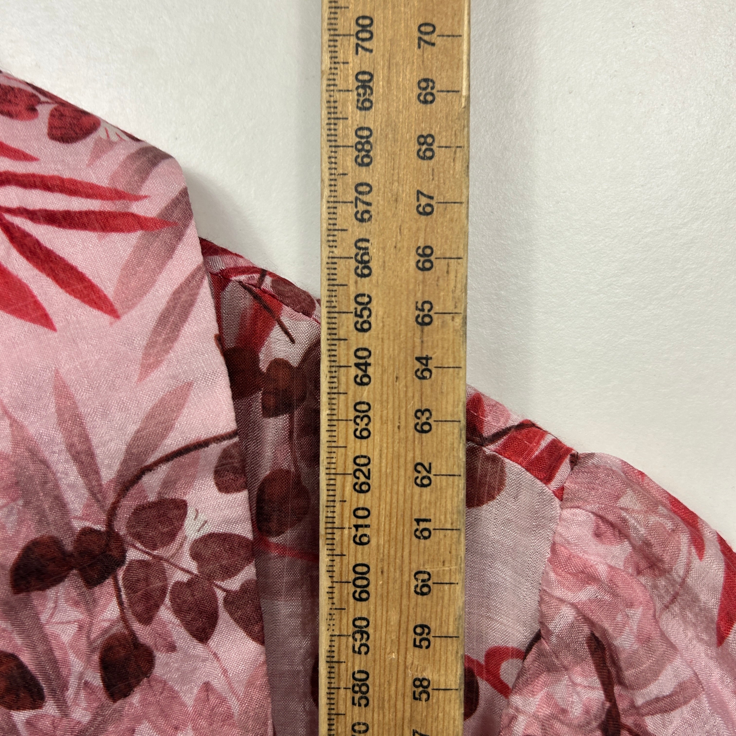 Sunny Girl Pink Floral Top - Size 16 - Image 6