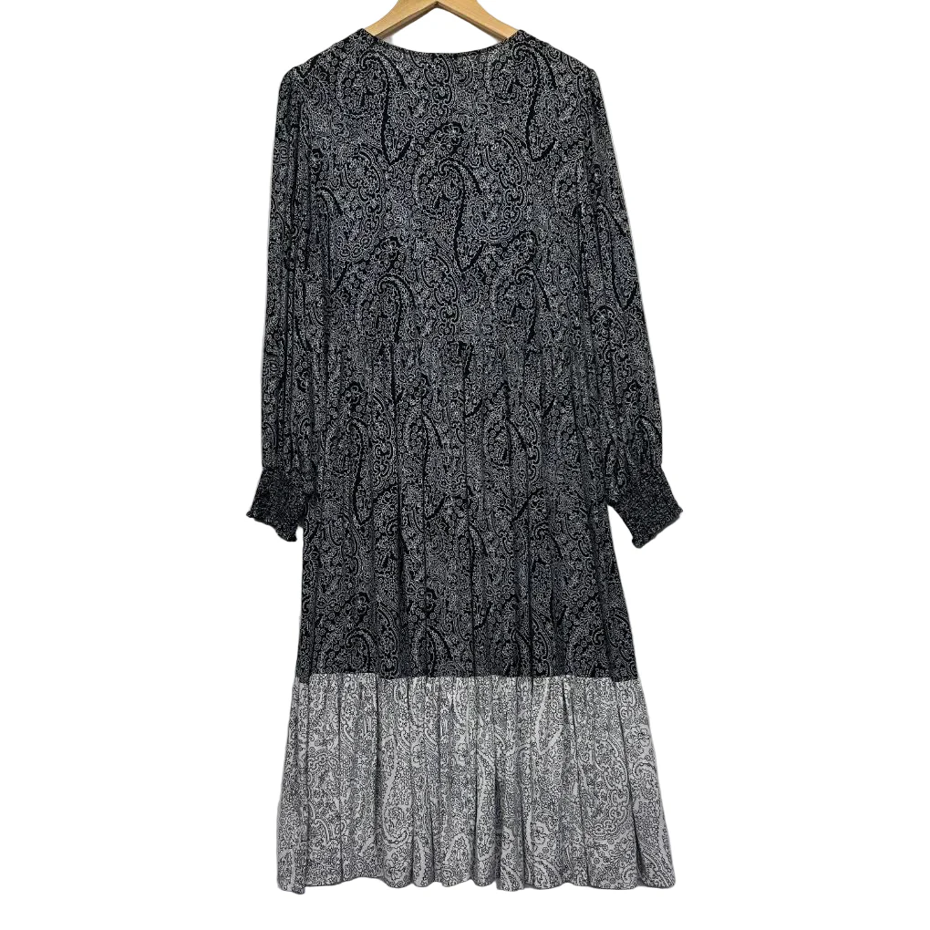 Sussan Black Paisley Dress - Size 16 - Image 2