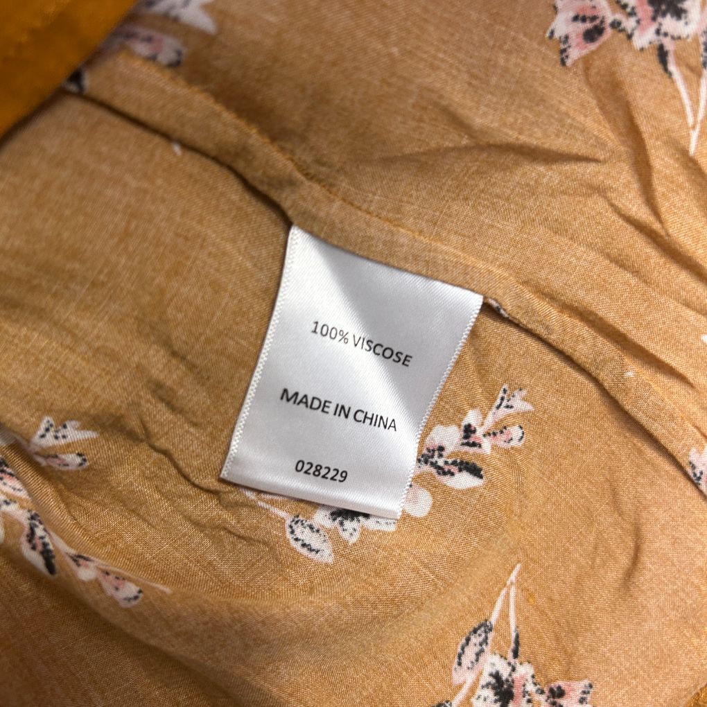 Sussan Mustard Floral Shirt - Size 16 - Image 4