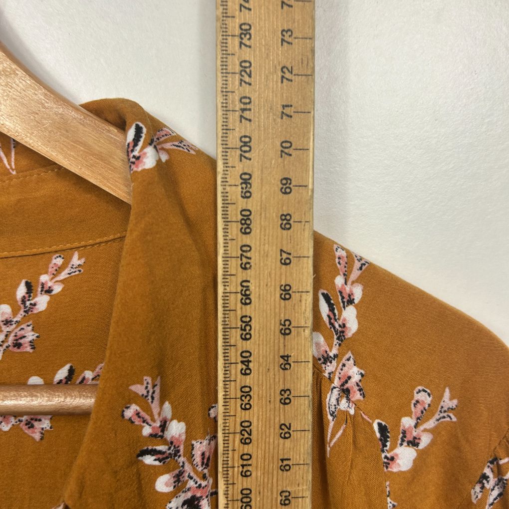 Sussan Mustard Floral Shirt - Size 16 - Image 5