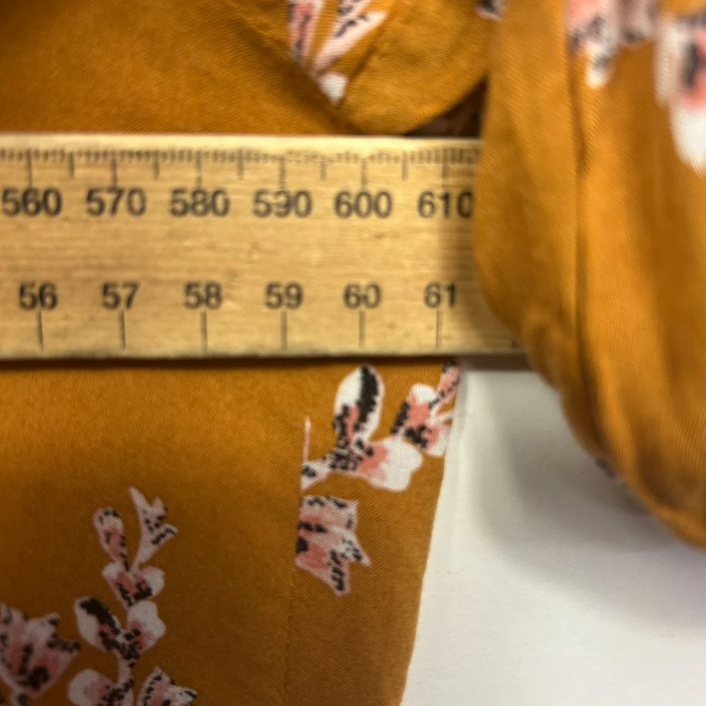 Sussan Mustard Floral Shirt - Size 16 - Image 6