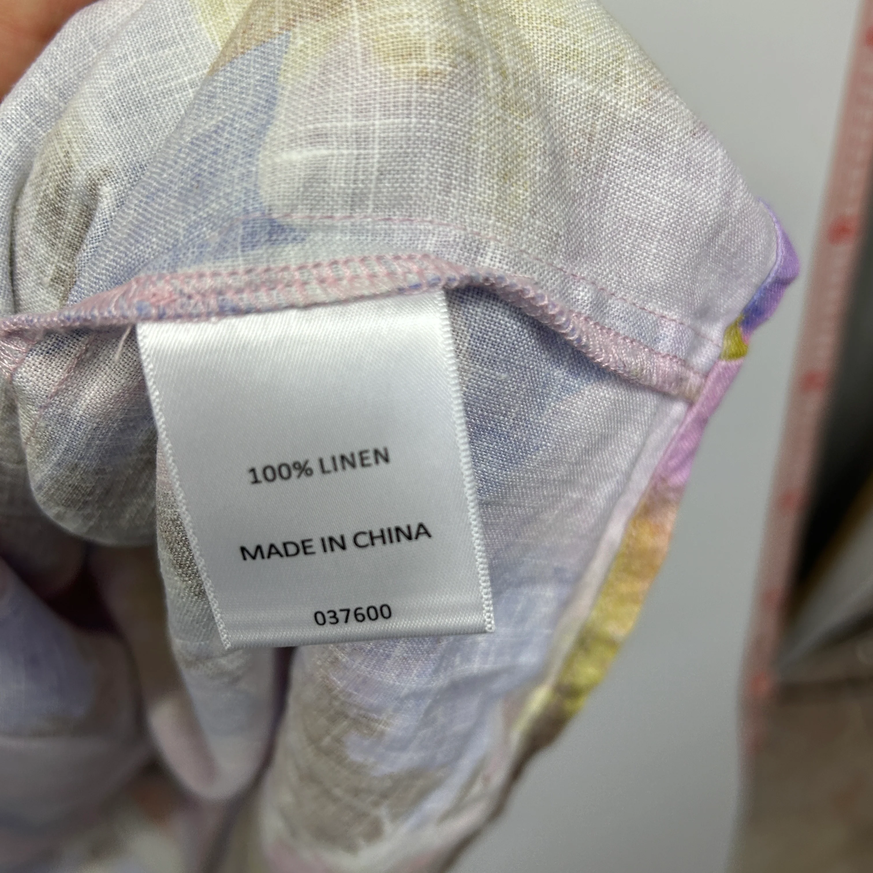 Sussan Multicoloured Floral Sleeveless Linen Dress - Size 14 - Image 4