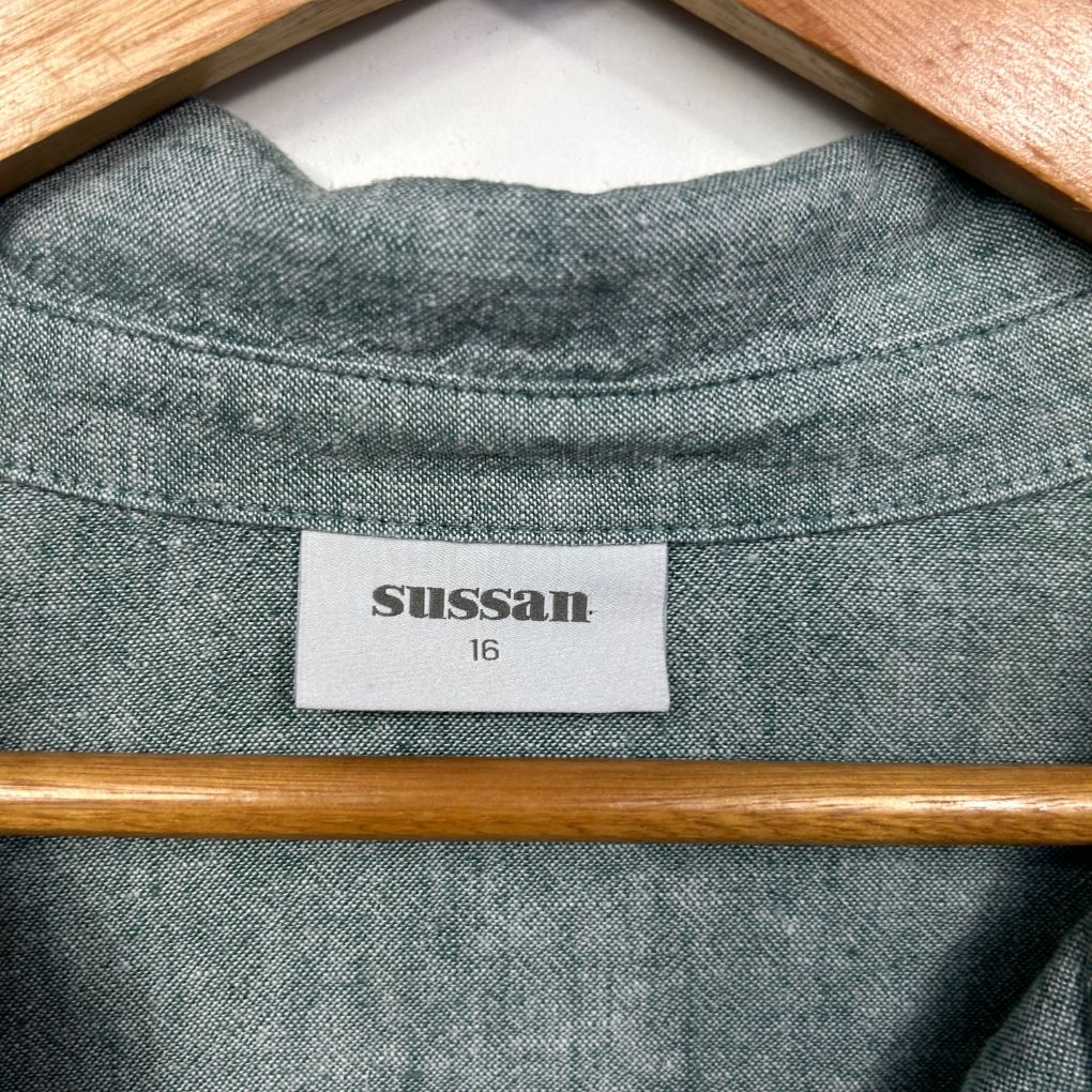 Sussan Linen Maxi Dress - Size 16 - Image 3