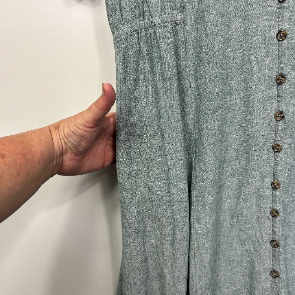Sussan Linen Maxi Dress - Size 16 - Image 7