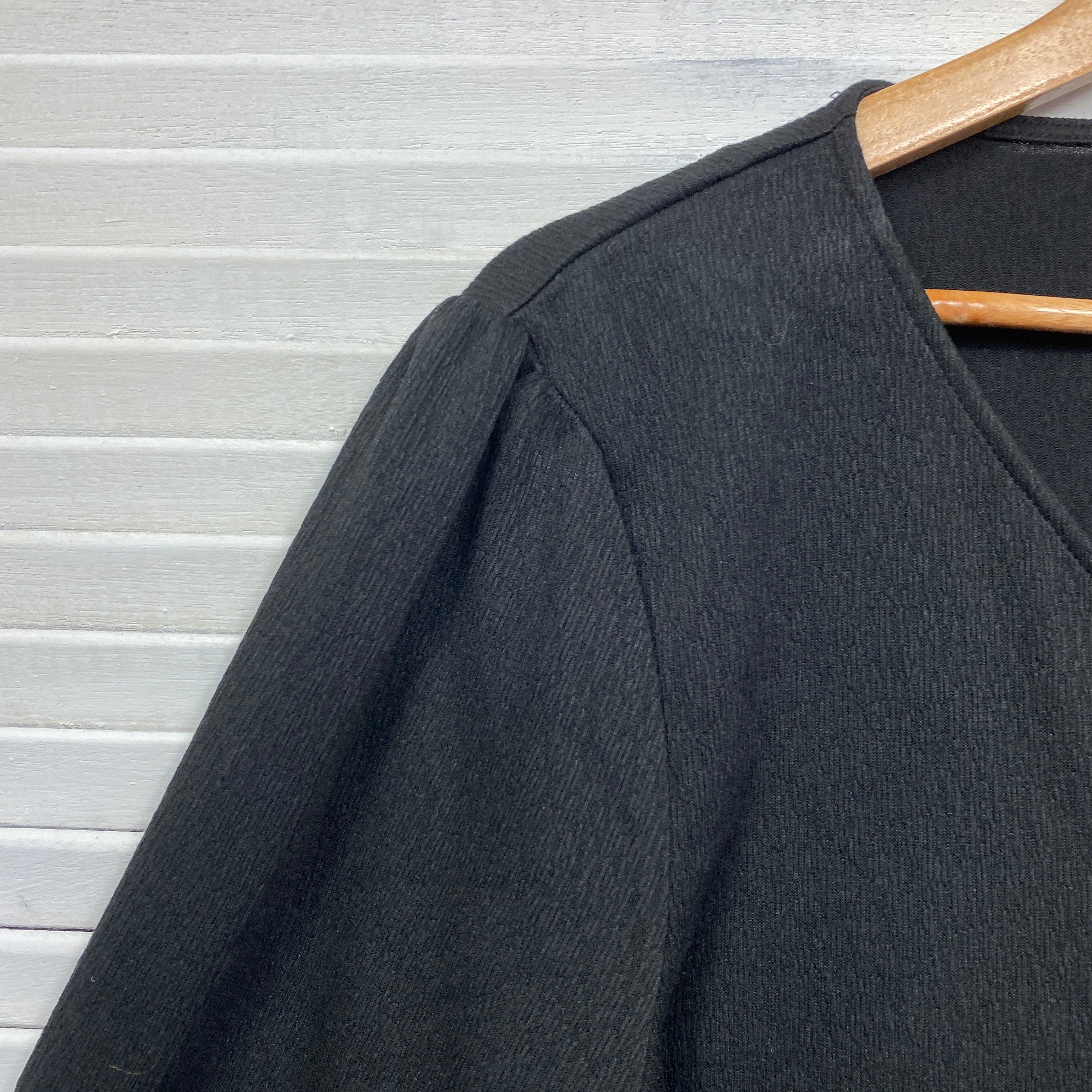 Sussan Blazer Jacket Size 2XL 16 18 Black  Button Up - Image 3