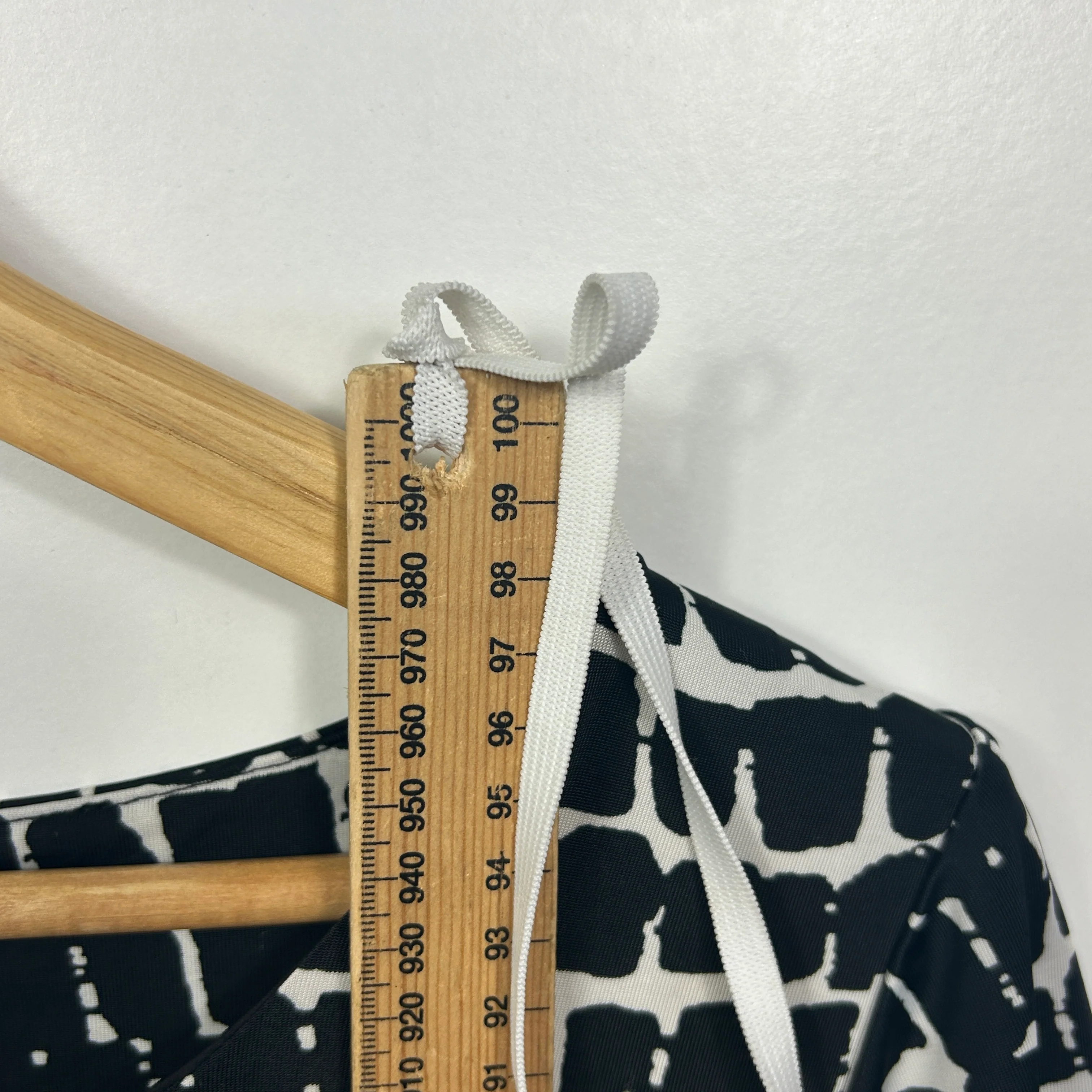 Suzanne Grae Black and White Dress - Size L - Image 6