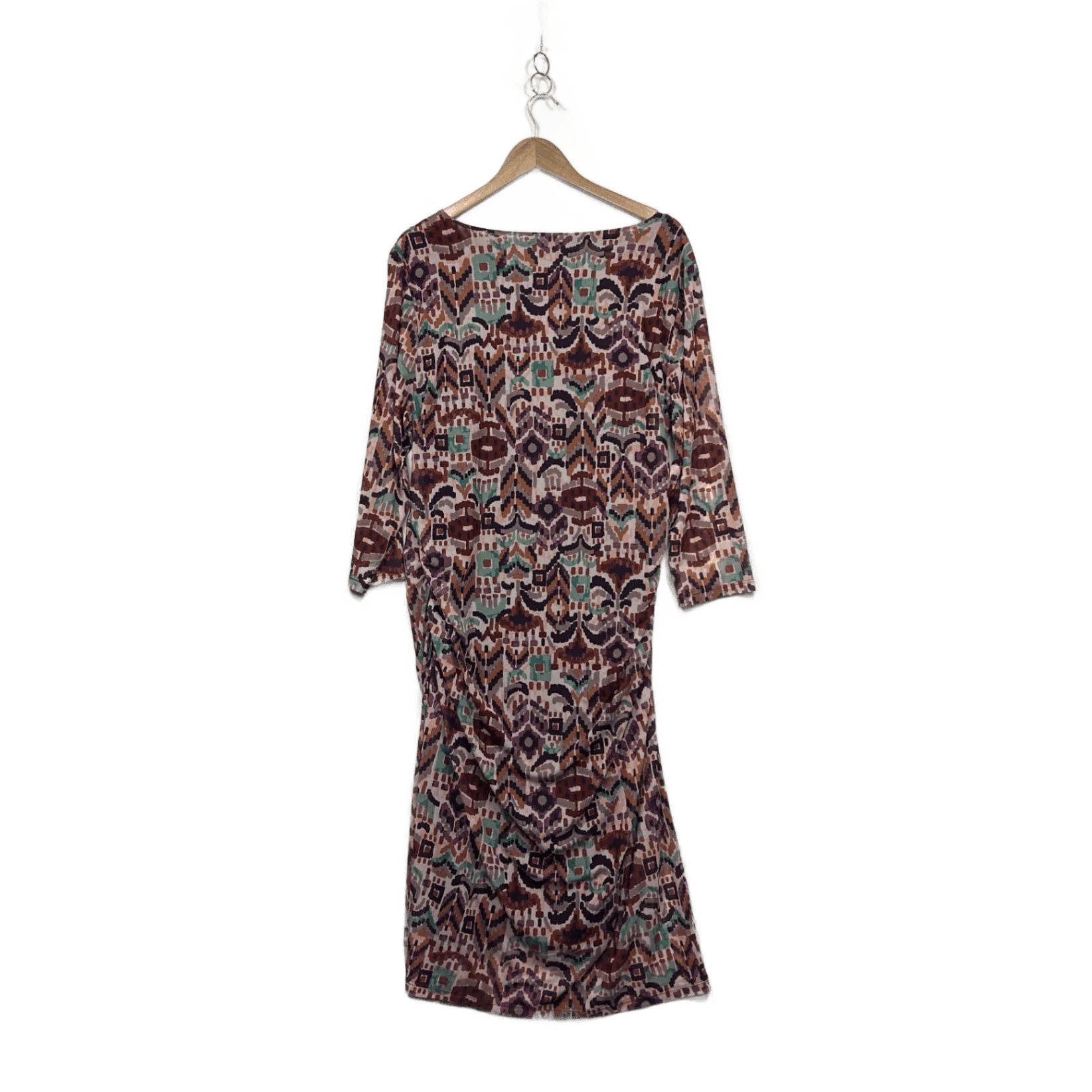 Suzanne Grae Multicoloured 3/4 Sleeve Dress Size XL - Image 2