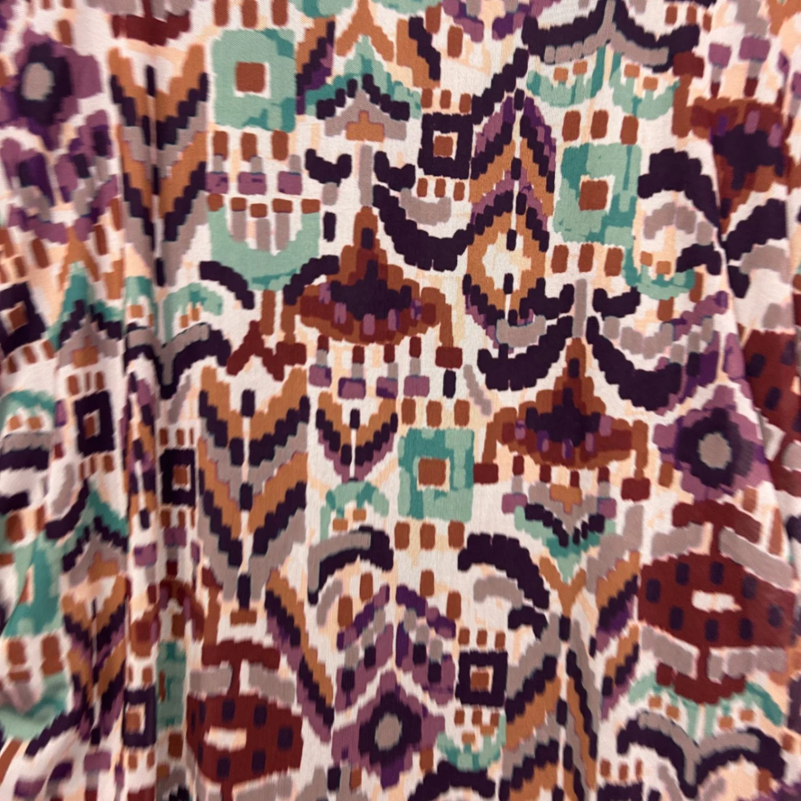 Suzanne Grae Multicoloured 3/4 Sleeve Dress Size XL - Image 3