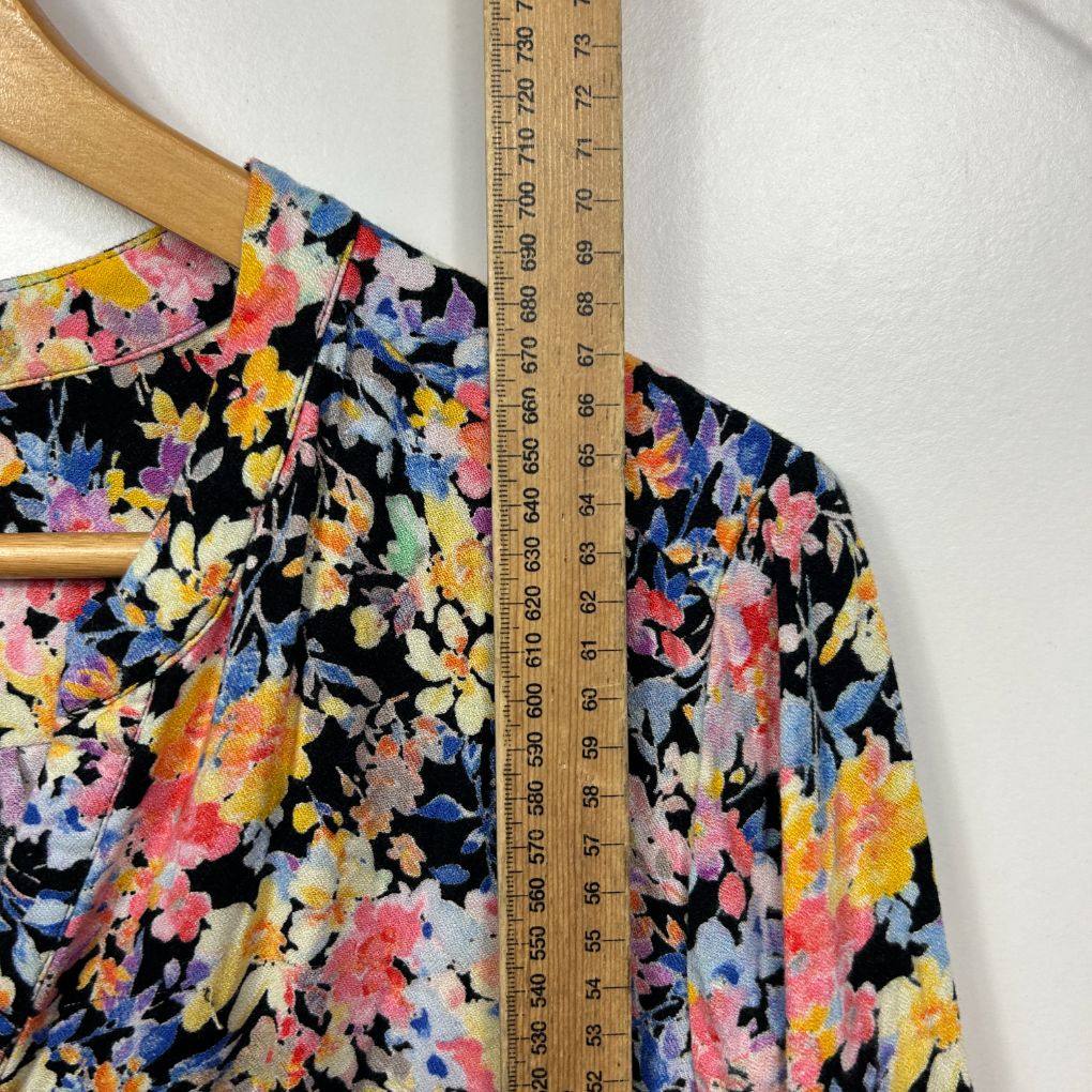 Suzanne Grae Multicoloured Floral Top - Size 18 - Image 6