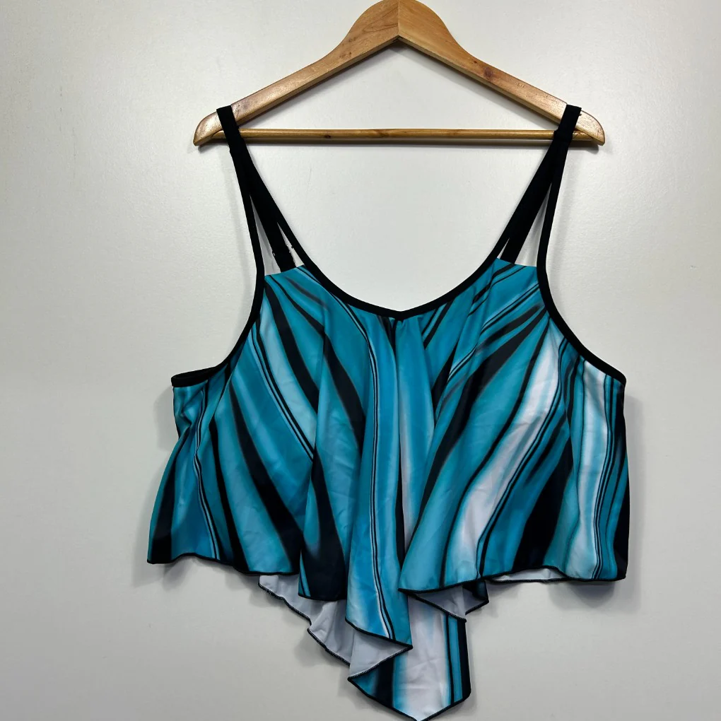 Swimwear 2 piece Tankini - Size 1X/16 - Image 3