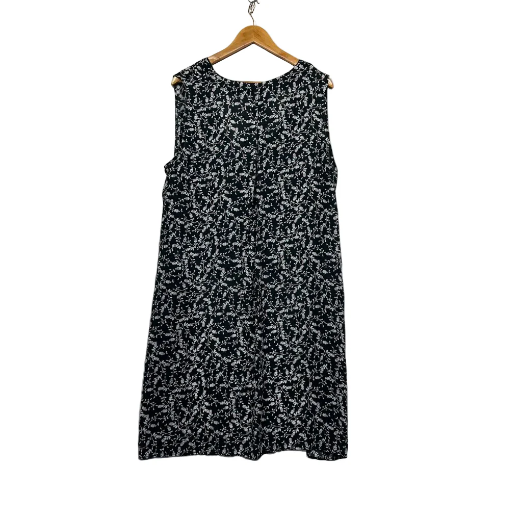 Table Eight Black Floral Hi Low Top - Size 18 - Image 2