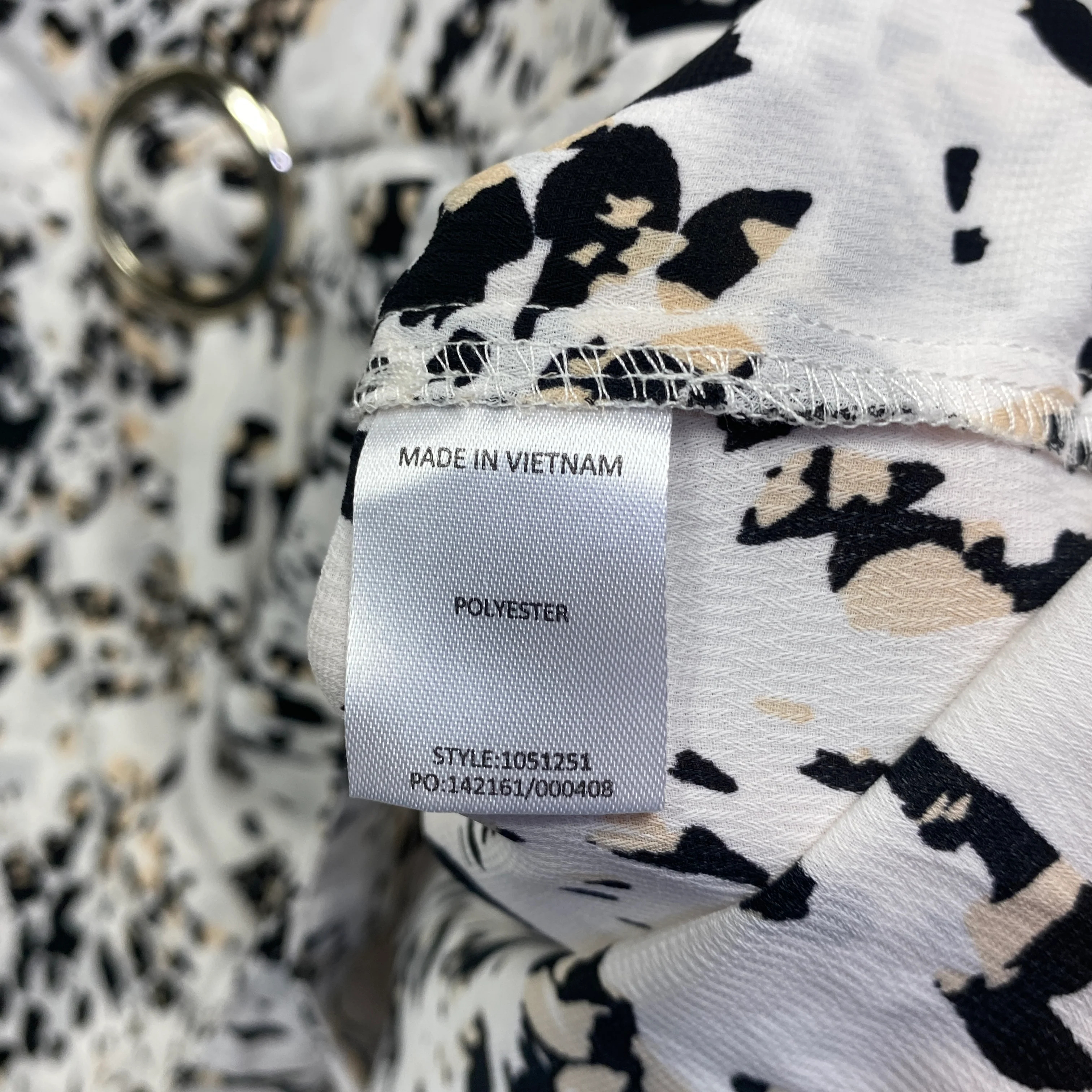 Table Eight Top Size 14 Sleeveless White - Image 6