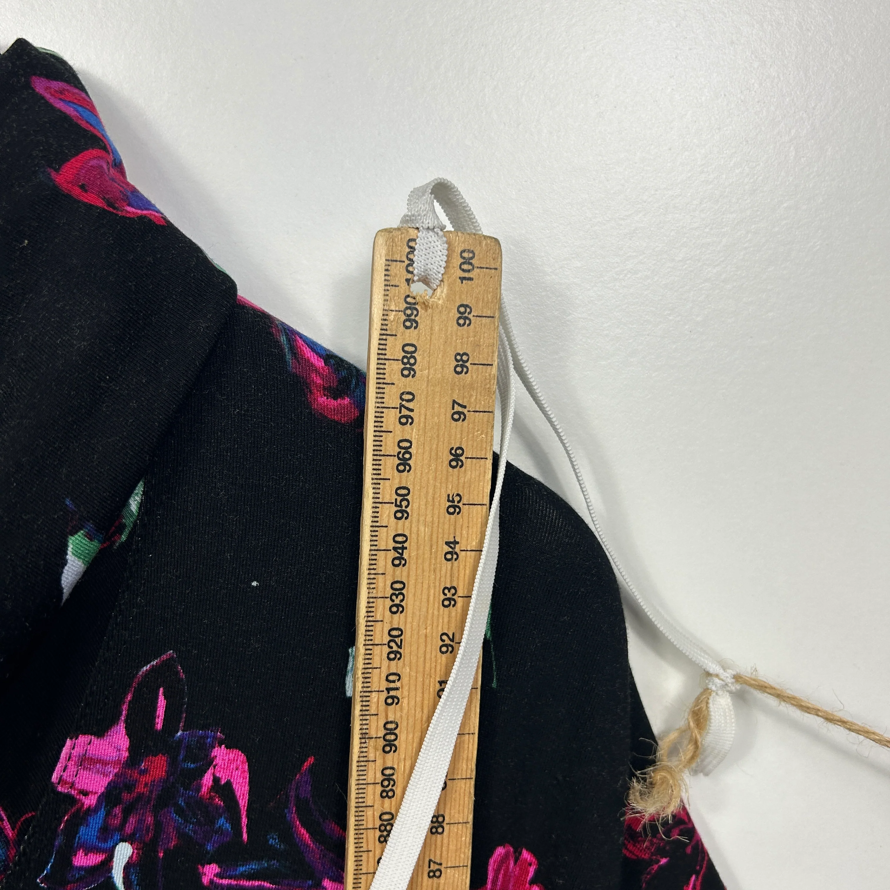 Taking Shape Pretty Basic Black Floral Dress - Size 14/XS - Image 7