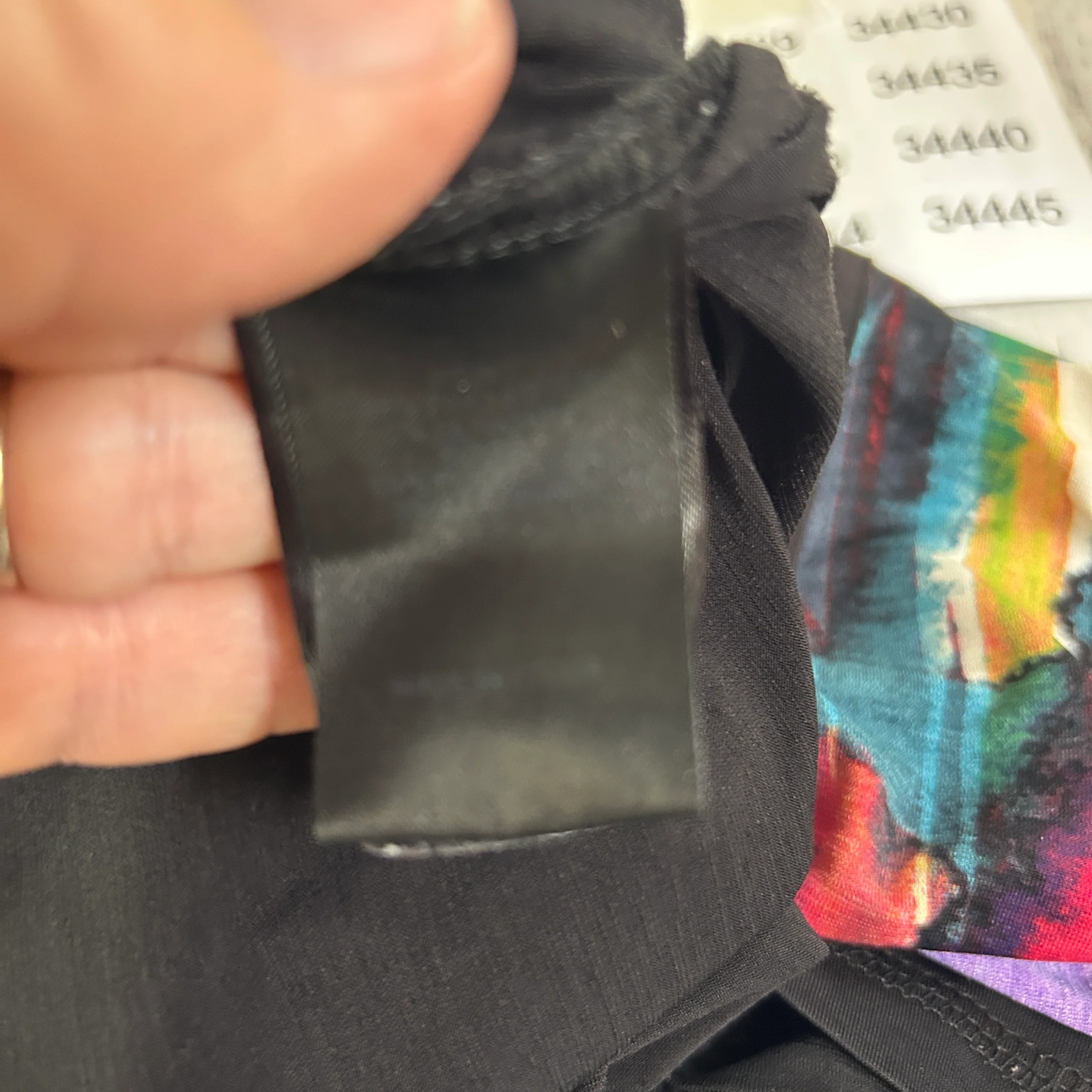 Taking Shape Black Multi Abstract Print Tunic Top - Size 12/XXS - Image 3