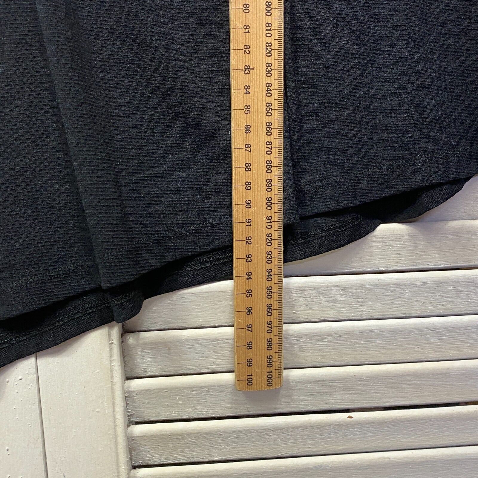 Taking Shape Dress Size 12 14 XXS Black Long Sleeve Grey Polka Dots - Image 9