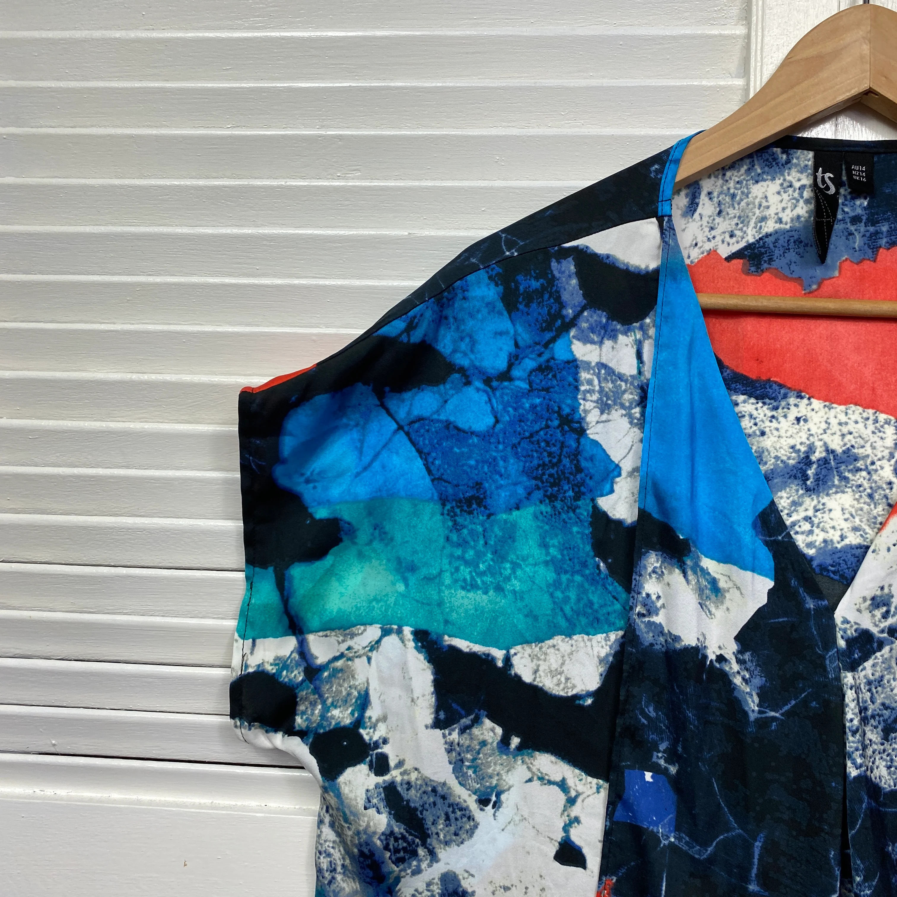 Taking Shape Dress Size 14 XS Multicoloured Short Sleeve - Image 3