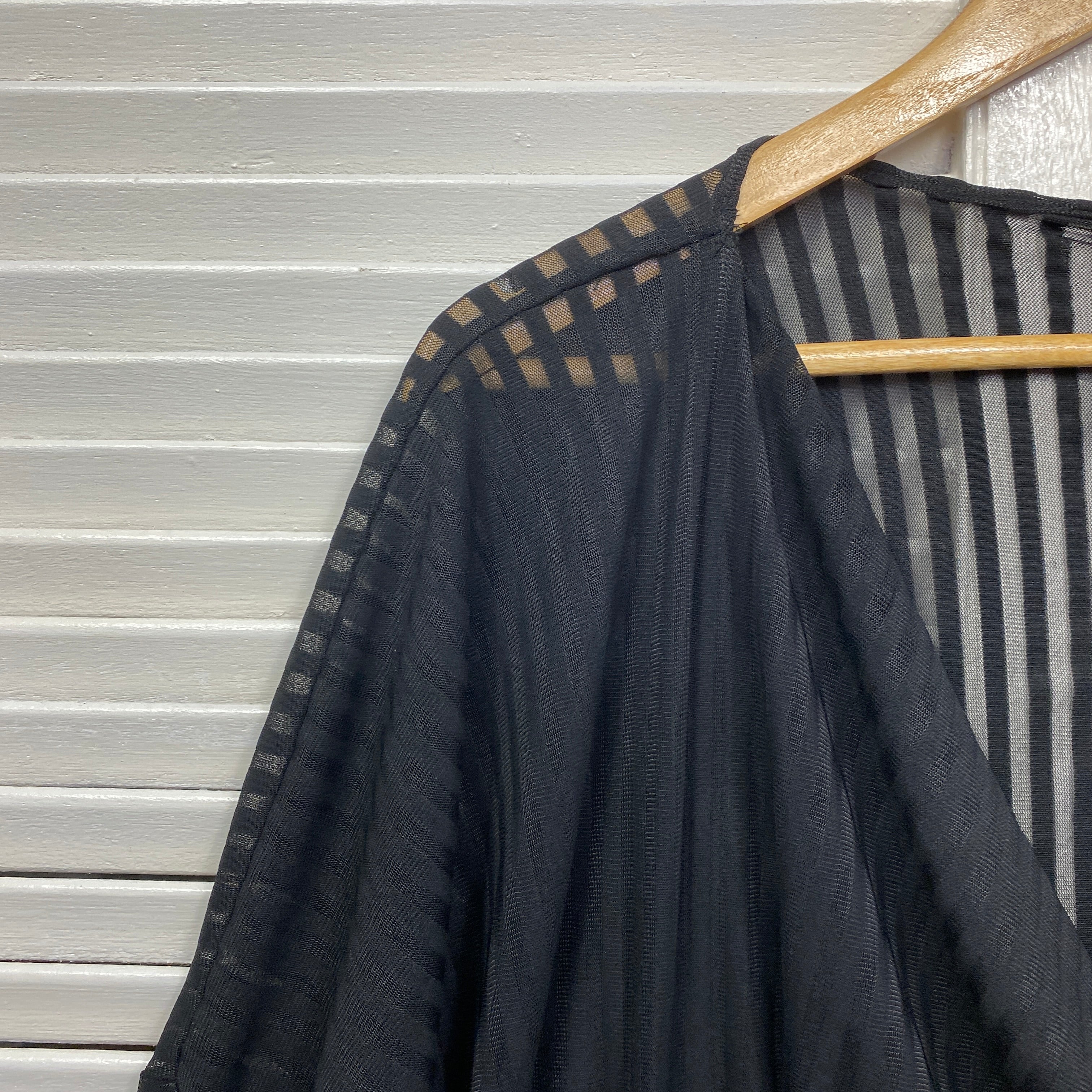 Taking Shape Tunic Top Layer Size 14 XS Black Sheer - Image 3
