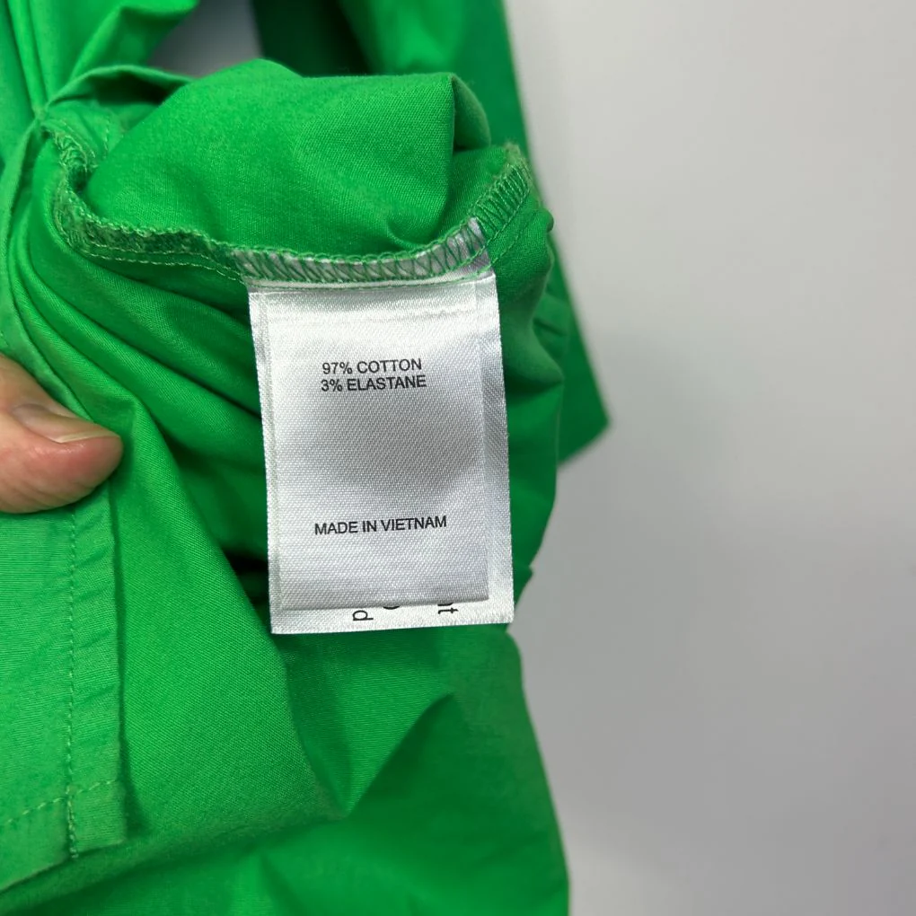 Taking Shape Green Cotton Shirt - Size 14 - Image 4