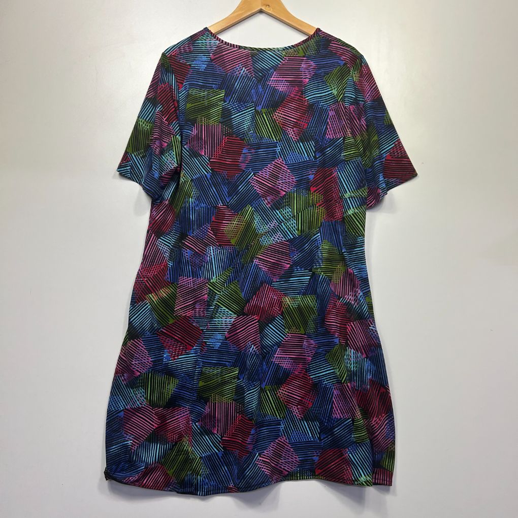 Taking Shape Multicoloured Dress - Size 16/S - Image 2