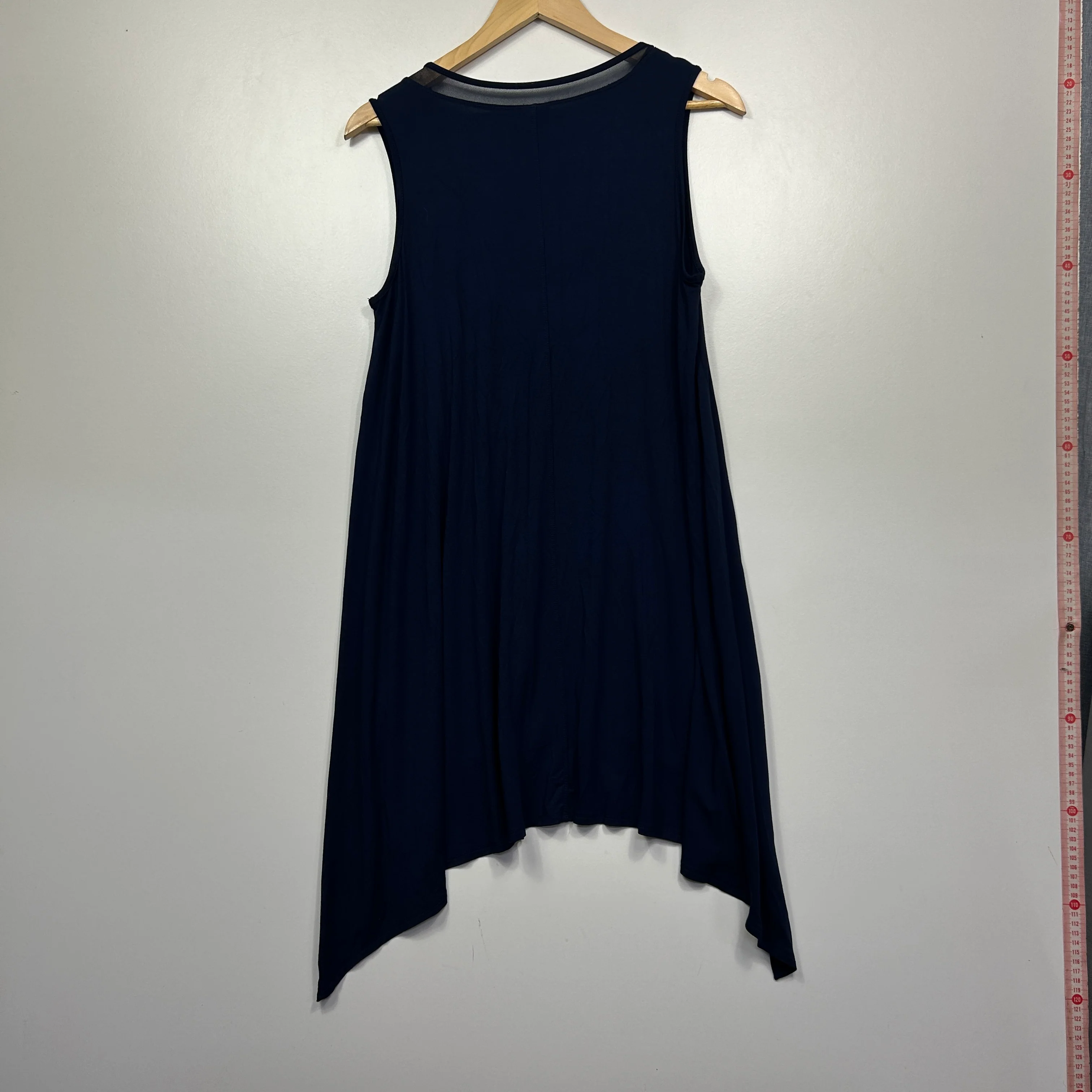 Taking Shape Navy Asymmetric Tunic Top - Size 12/14/XXS - Image 4