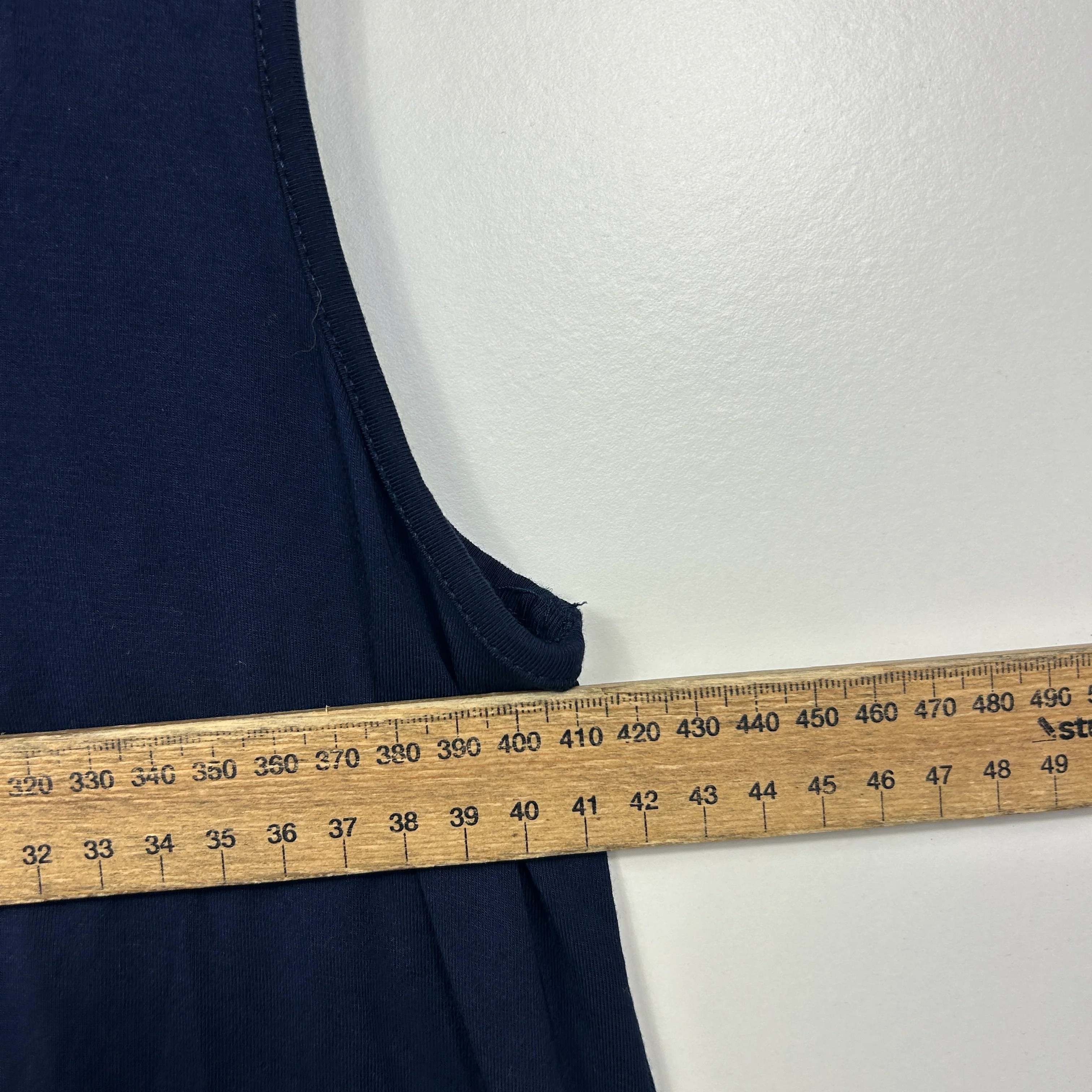 Taking Shape Navy Asymmetric Tunic Top - Size 12/14/XXS - Image 5
