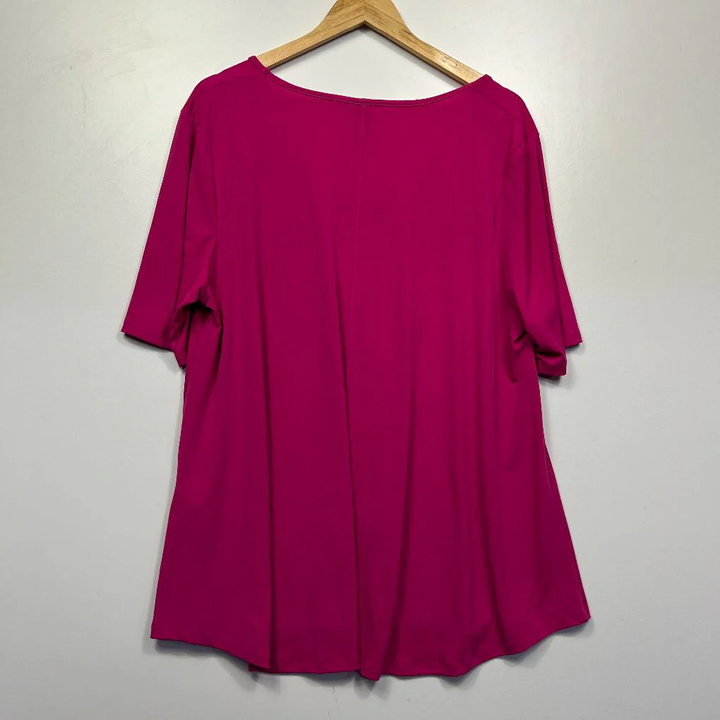 Taking Shape Pink Top - Size 18 - Image 3