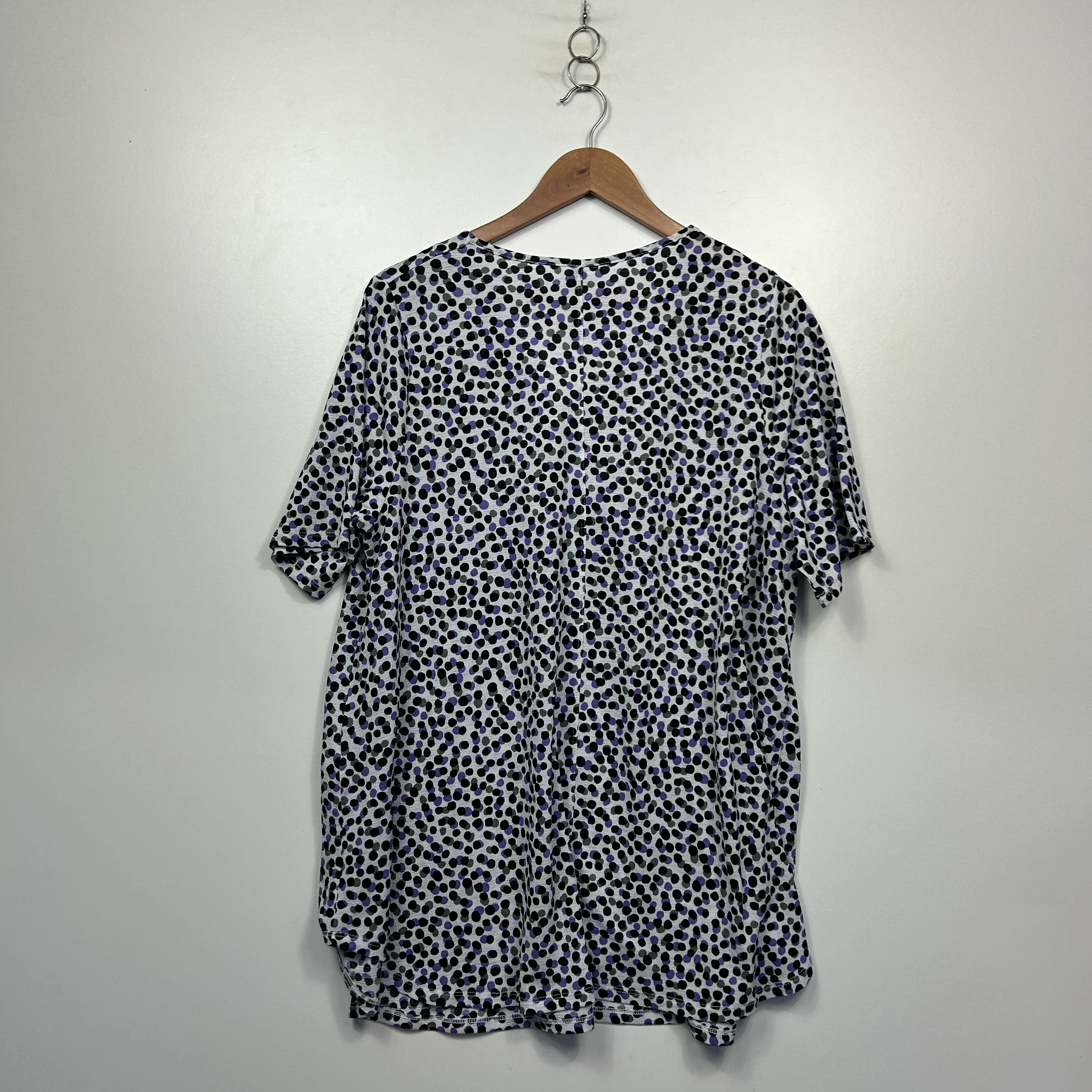 Taking Shape Spotted Print Tunic Top - Size 16/S - Image 4