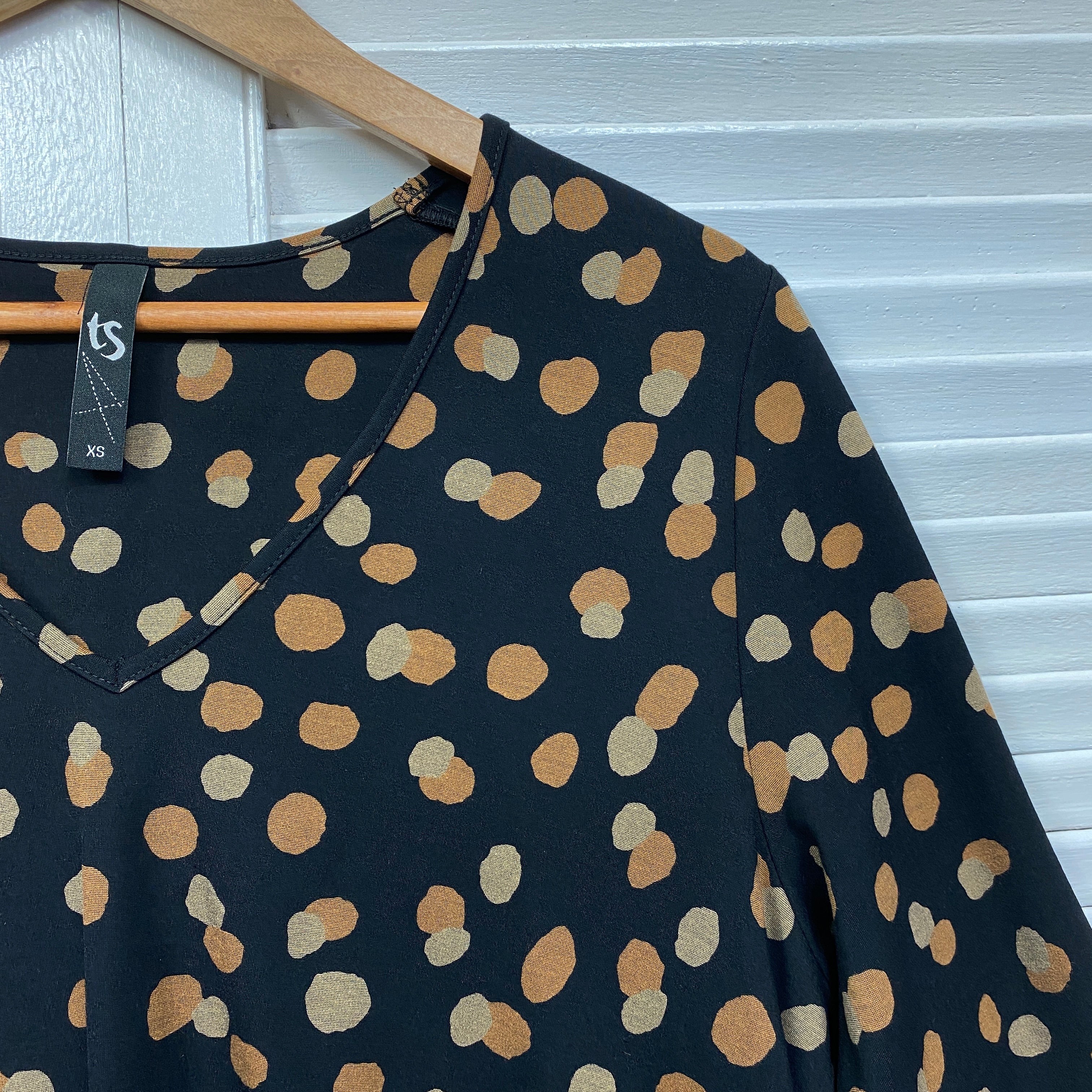 Taking Shape Top Size 14 XS Long Sleeve Black - Image 6