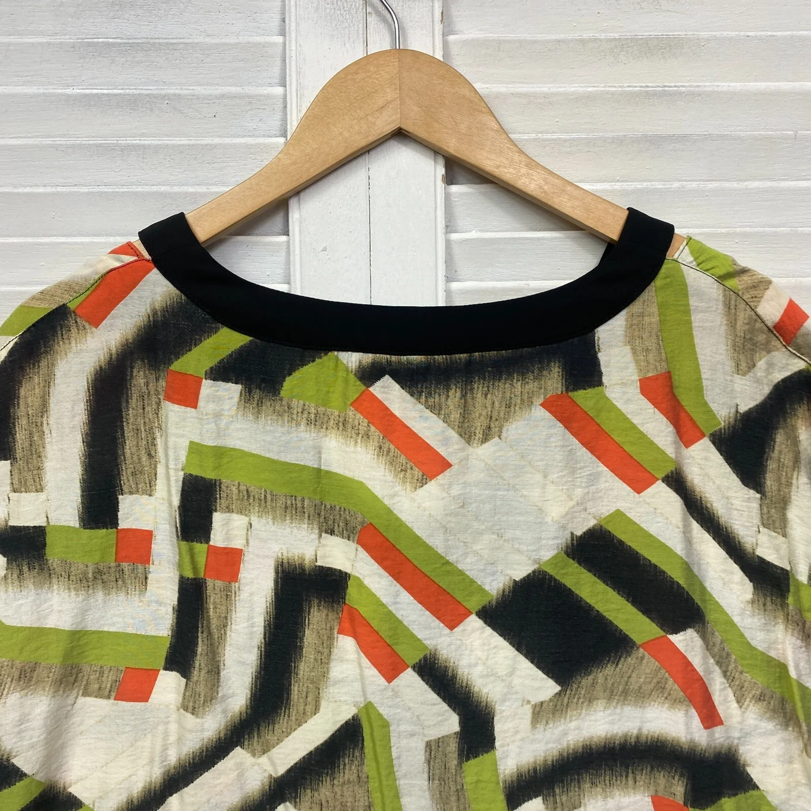 Taking Shape Top Size 12 14 Multicoloured Short Sleeve Viscose - Image 5