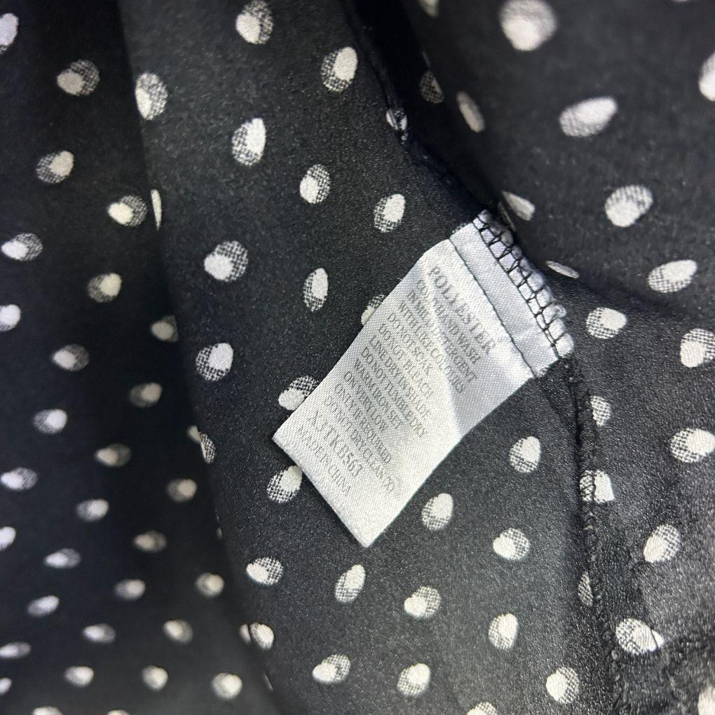 Tania Kay Black Polka Dot Top - Size 16 - Image 3