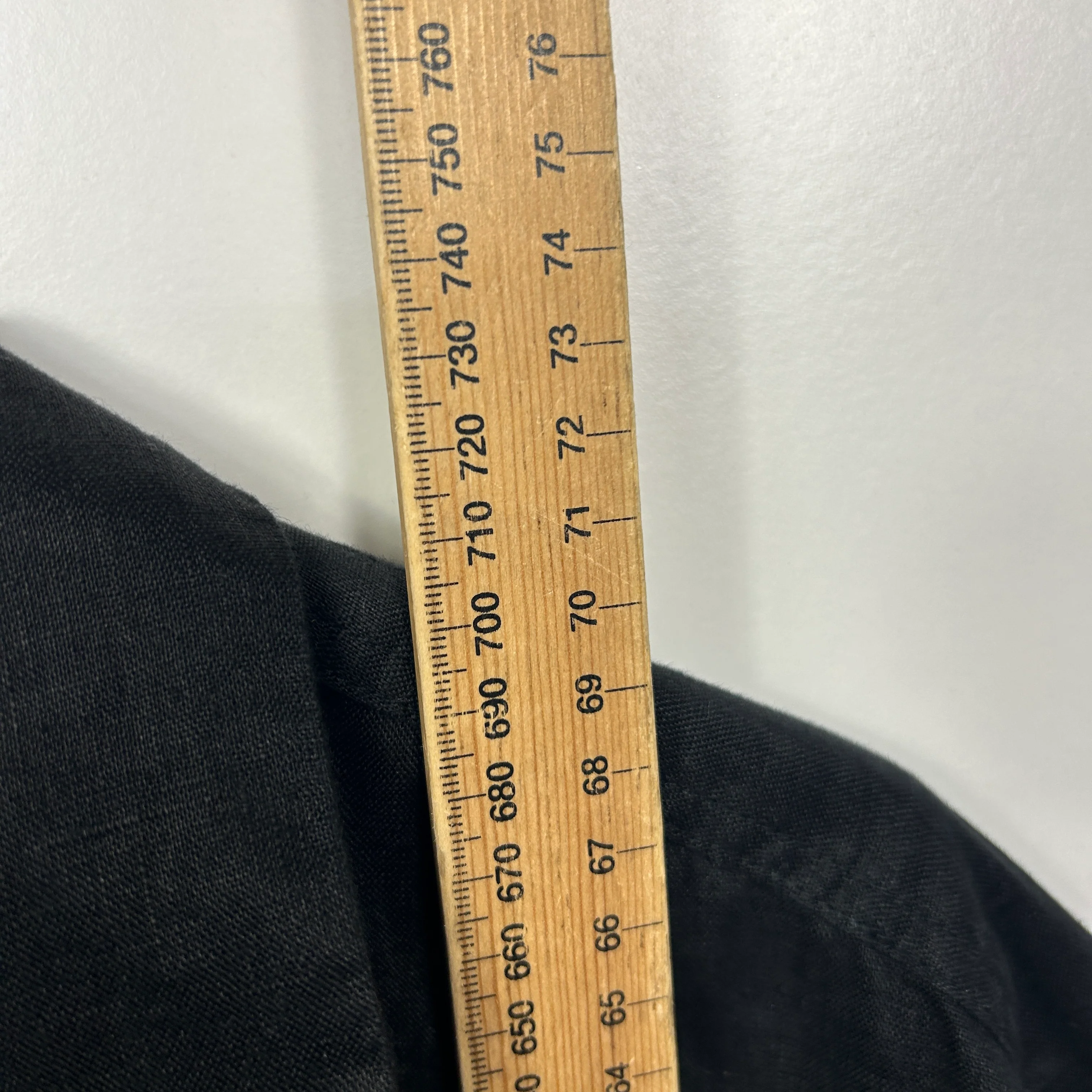 Target Black Linen Casual Shirt - Size 18 - Image 7
