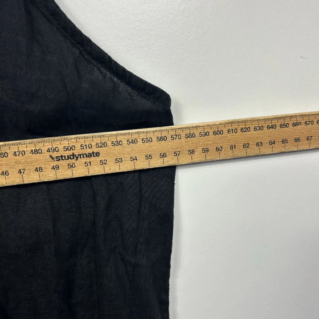 Target Black Linen Sleeveless Top - Size 20 - Image 3