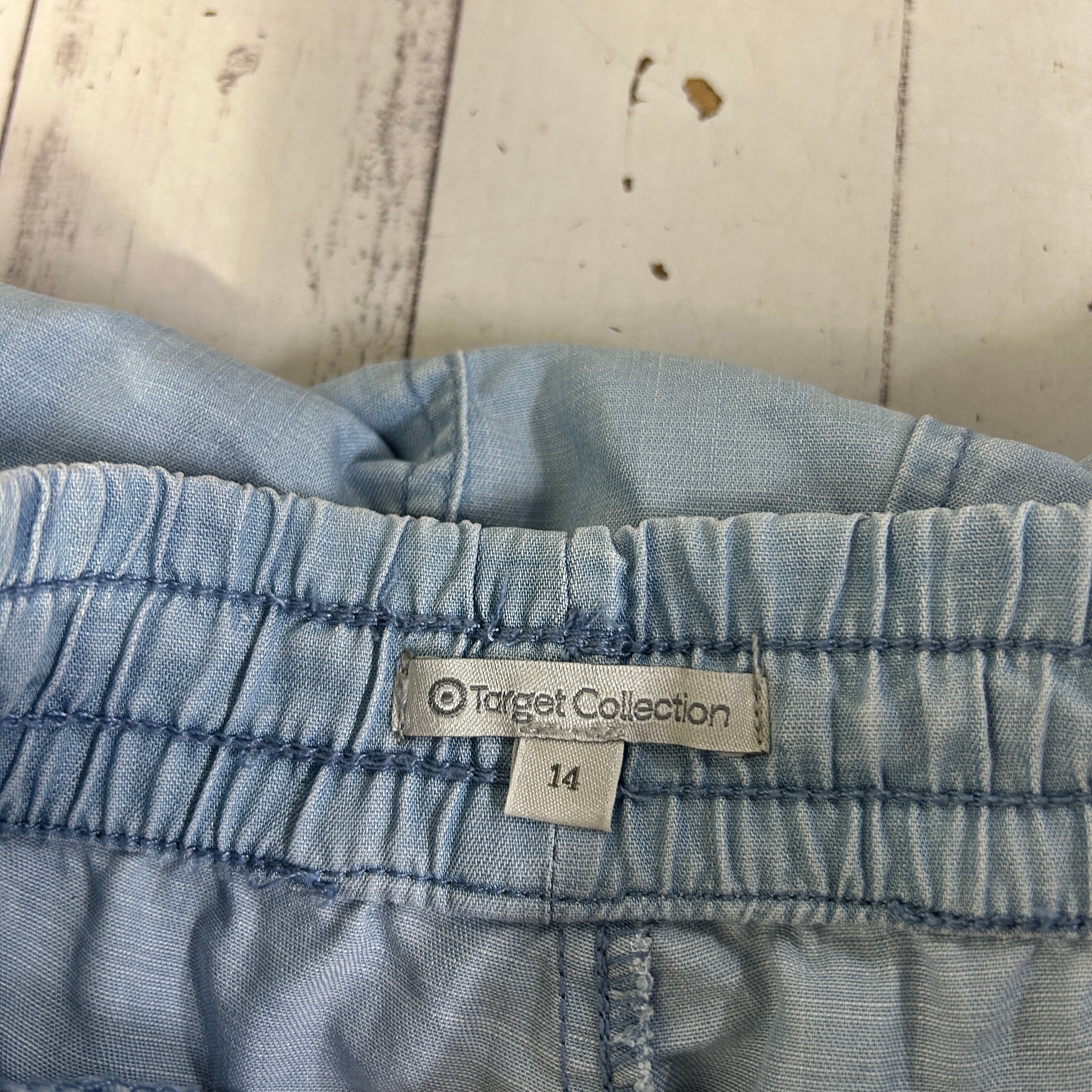Target Collection Light Blue Jogger Pants - Size 14 - Image 3