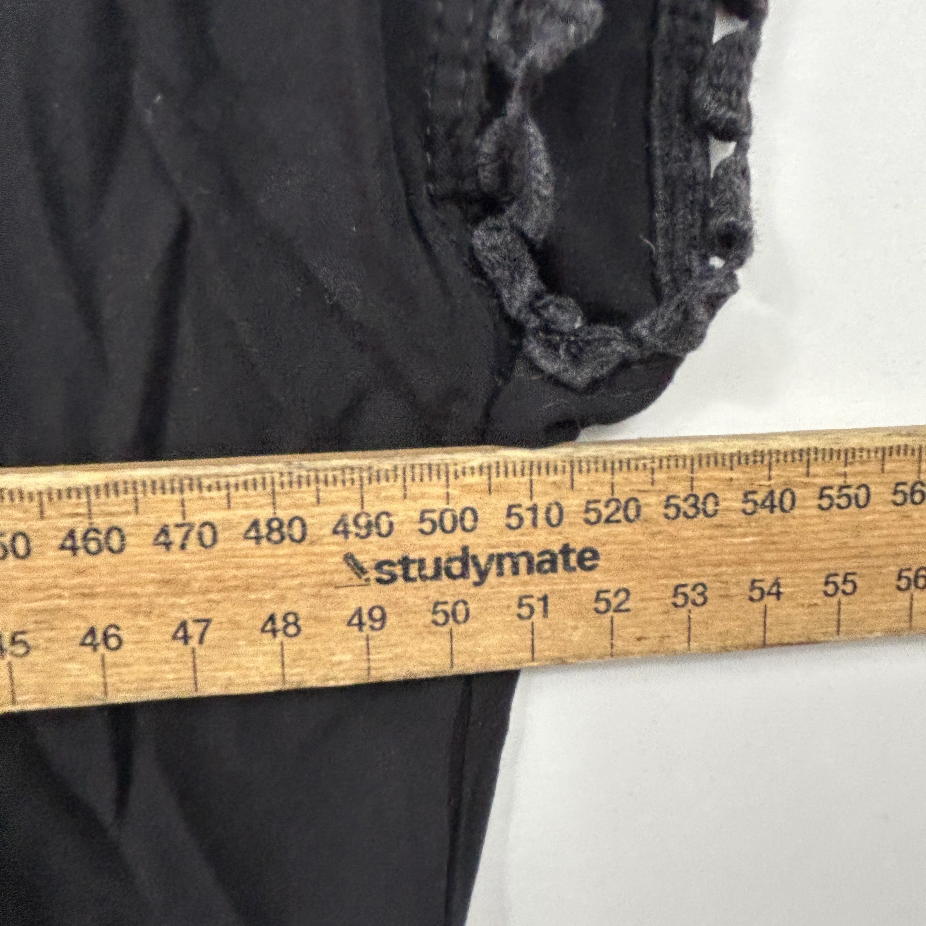 Target Corchet Trim Black Dress - Size 14 - Image 6