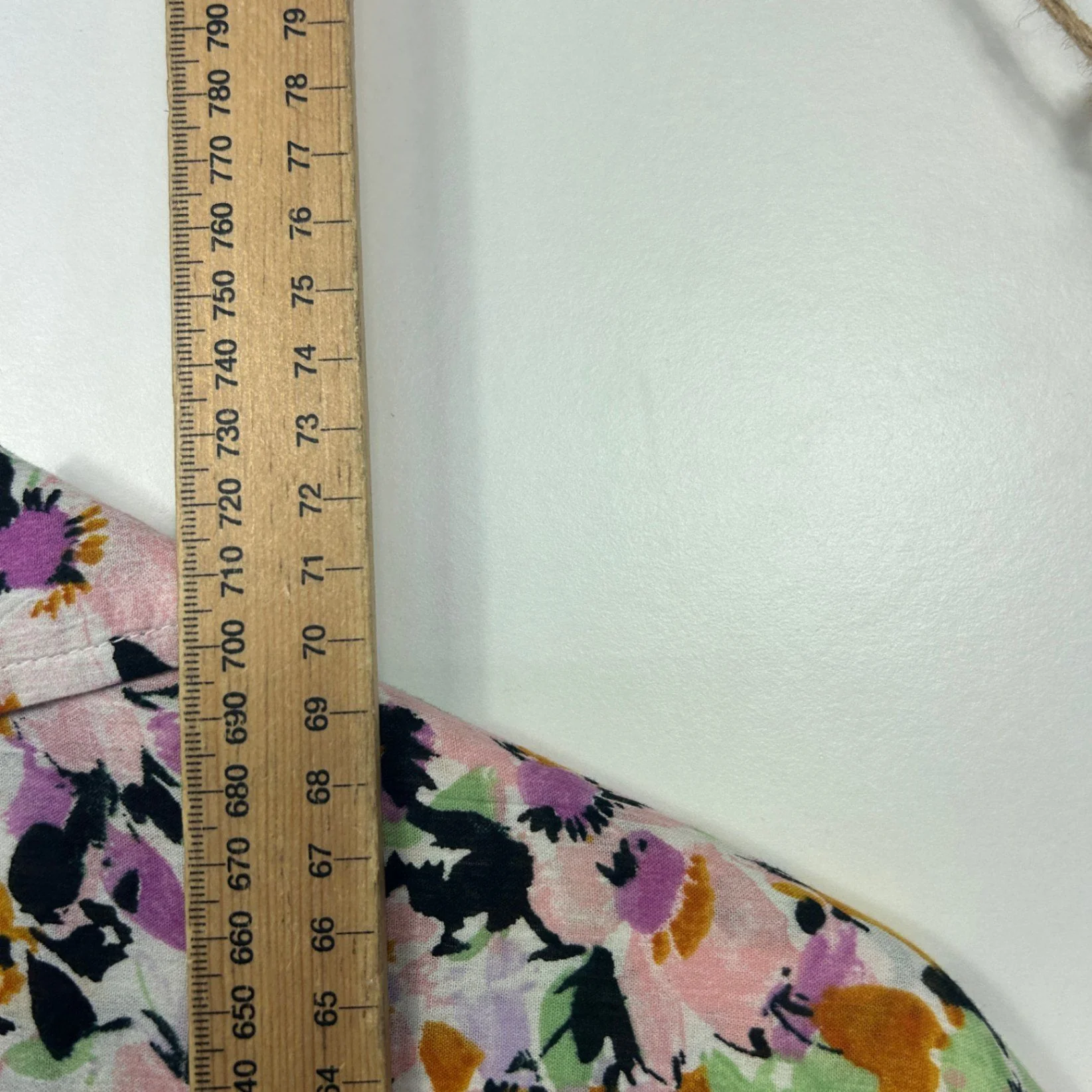 Target Floral Multicoloured Long Sleeve Button Up Cotton Shirt Blouse Size 16 - Image 8