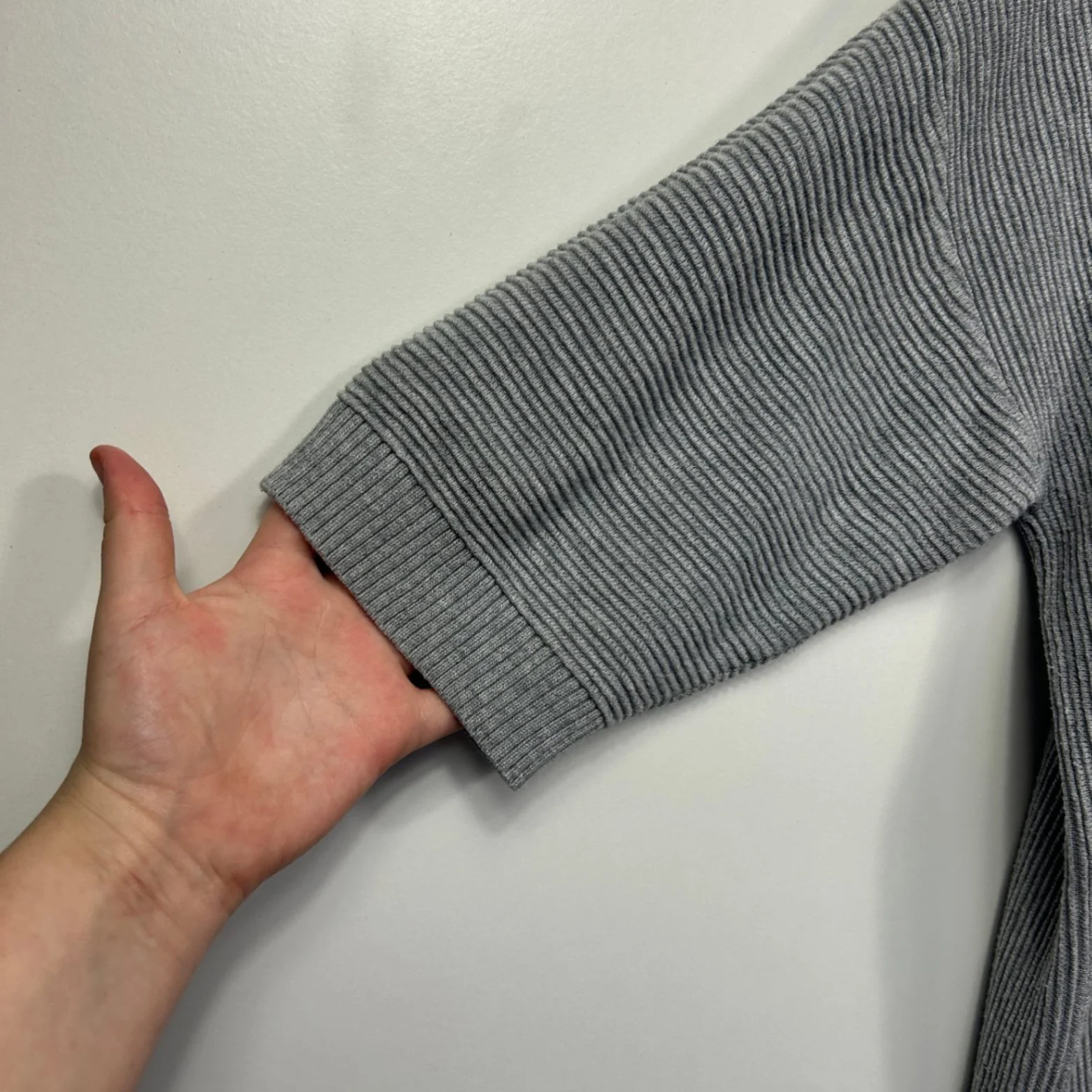 Target Grey Crew Neck Pullover Jumper Knit Top Size 14 - Image 6