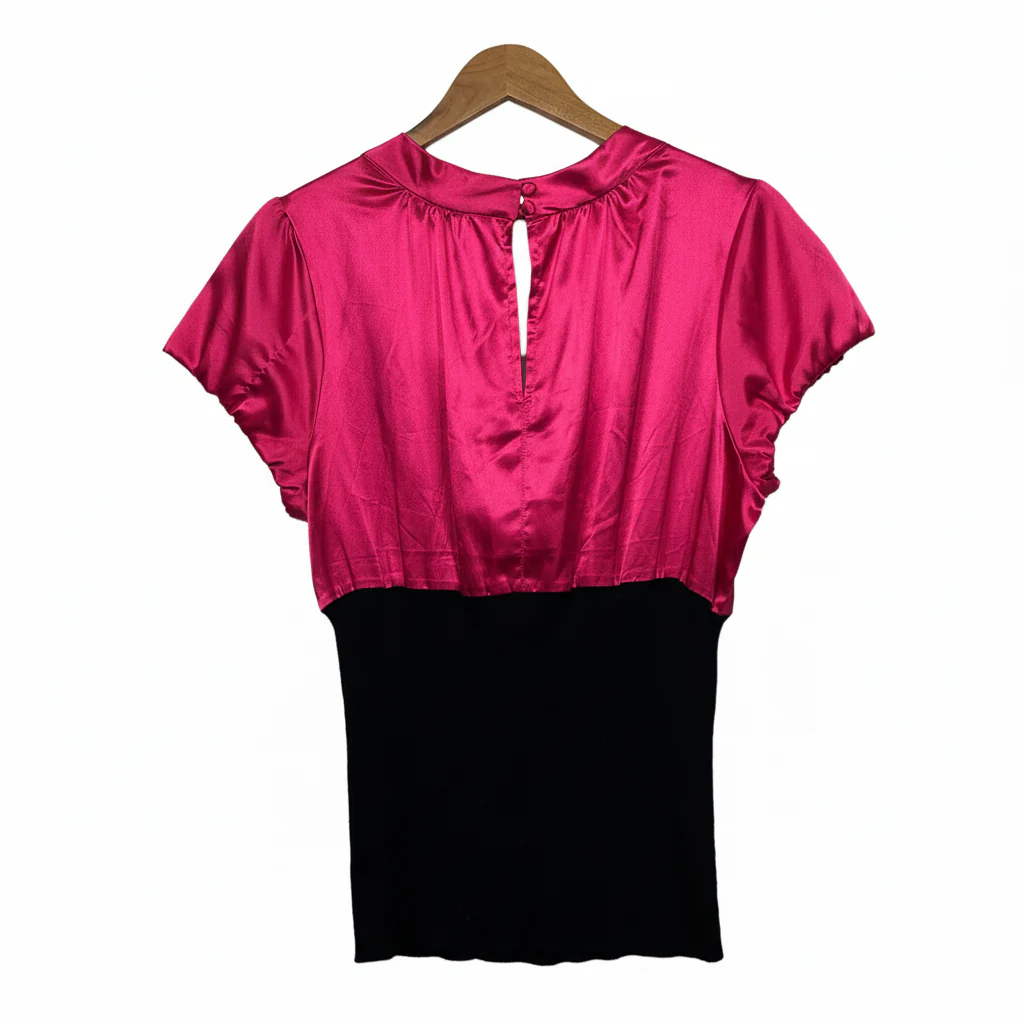 Target Hot Pink Black Top - Size 14/16 - Image 2